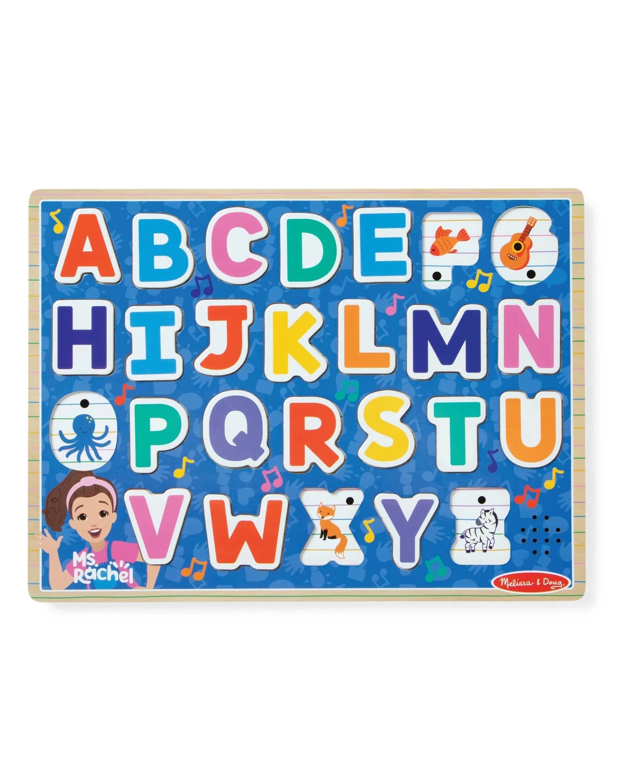 3 Melissa and Doug Ms Rachel Wooden Phonics Alphabet Sound Puzzle, 3 of 9