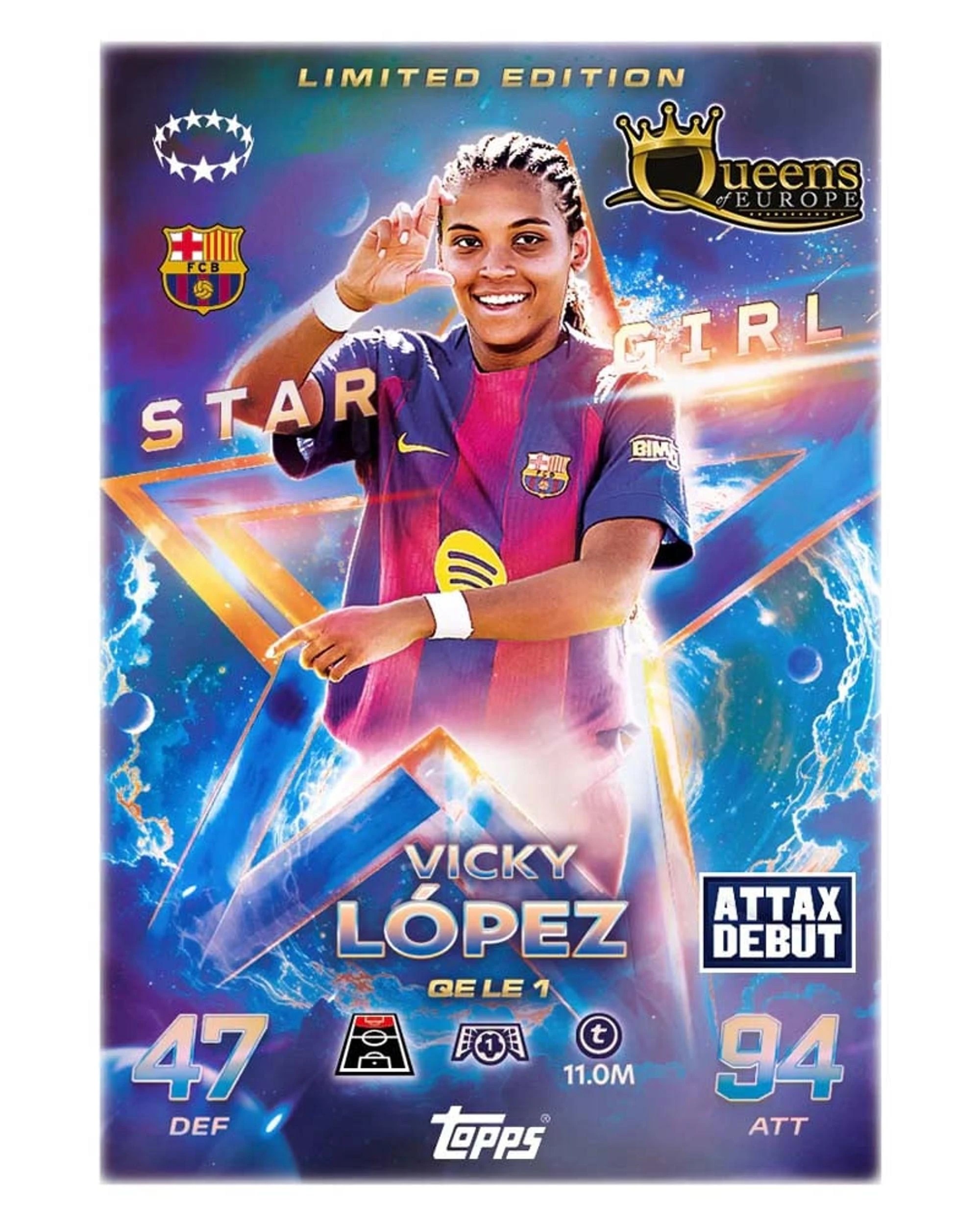 2 Match Attax UCC Champions League 2025/2026 Edition Queens of Europe Eco Pack, 2 of 8