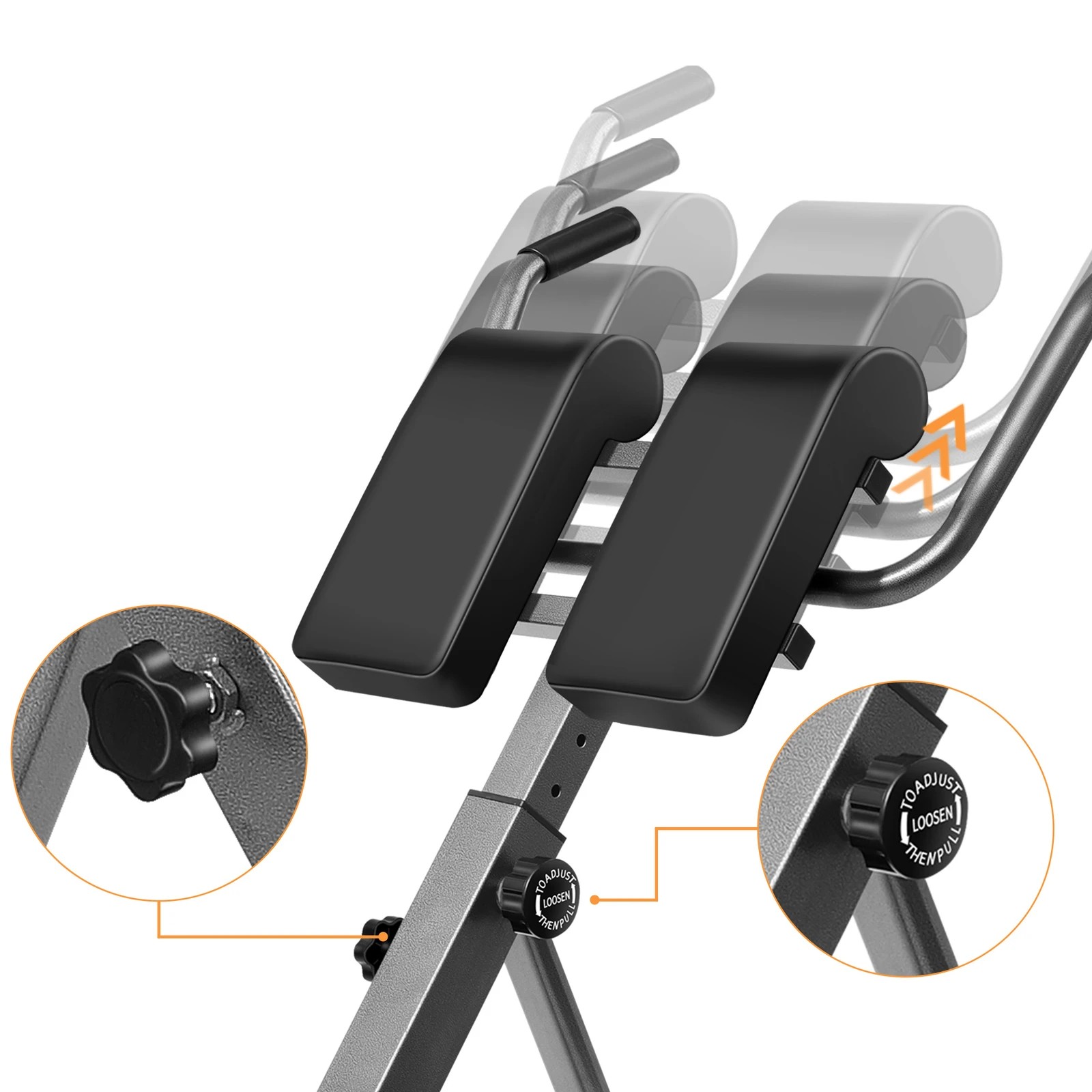 5 Black Lord Weight Bench Roman Chair, 5 of 10