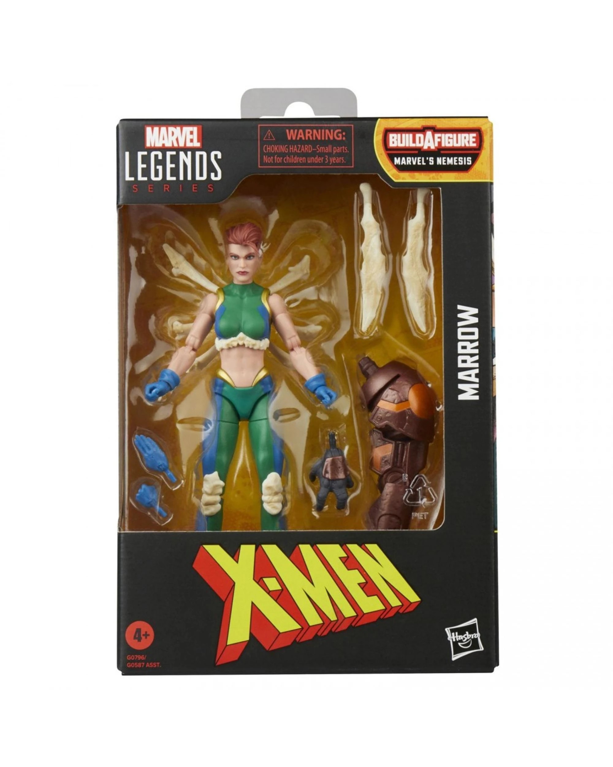 1 Marvel Legends Series X-Men Marrow Build-A-Fig Action Figure, 1 of 9