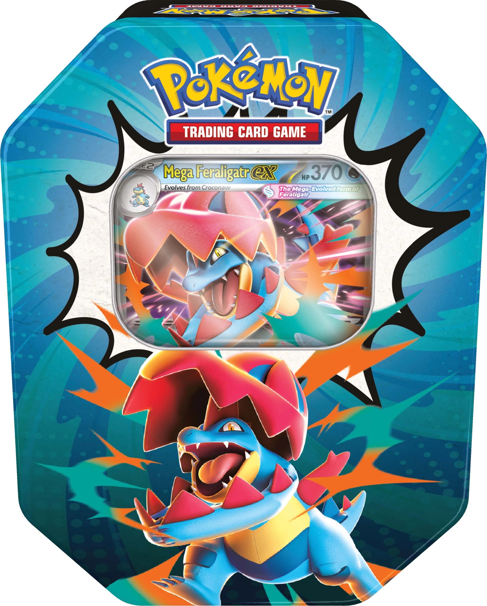 7 Pokemon Trading Card Game: Mega Evolution - Ascended Heroes Tin - Assorted, 7 of 8