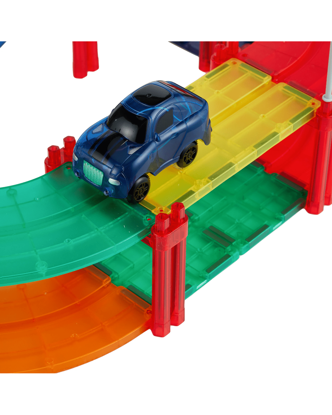 5 72 Piece Magnetic Race Track Set, 5 of 10