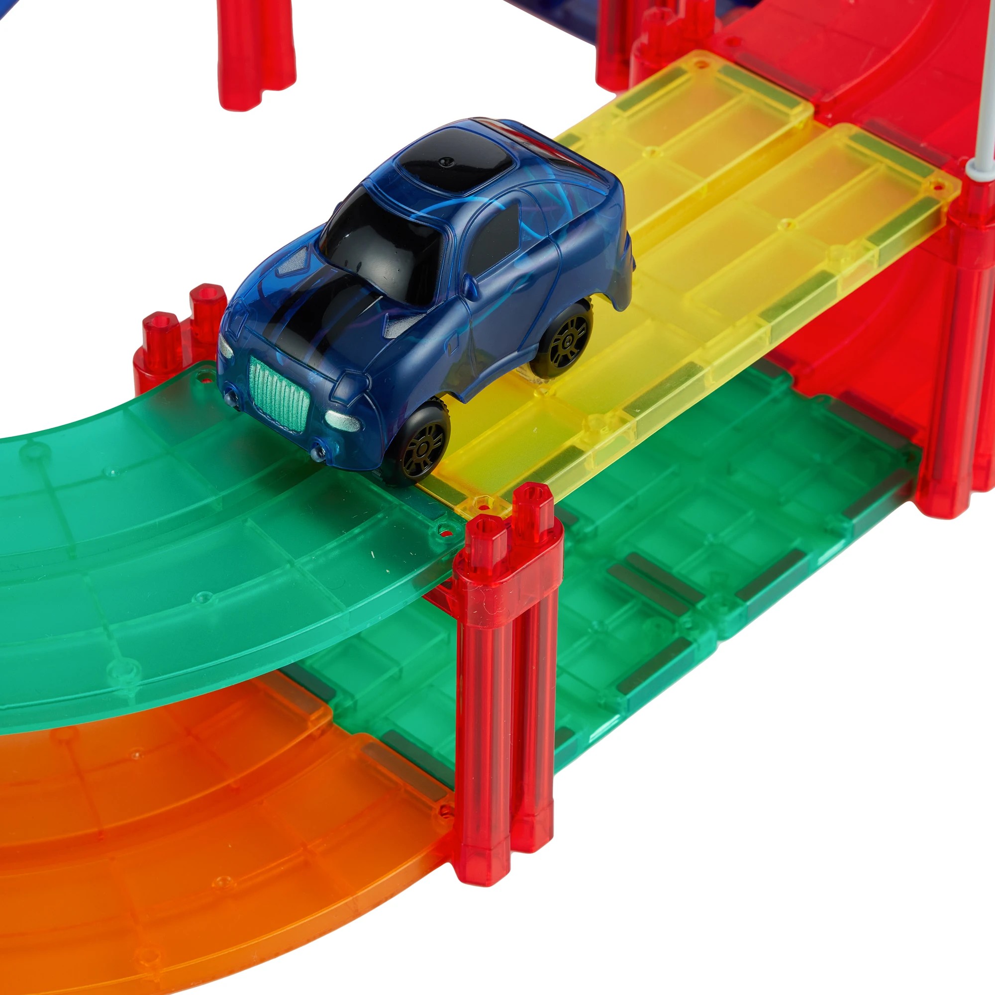 5 72 Piece Magnetic Race Track Set, 5 of 10