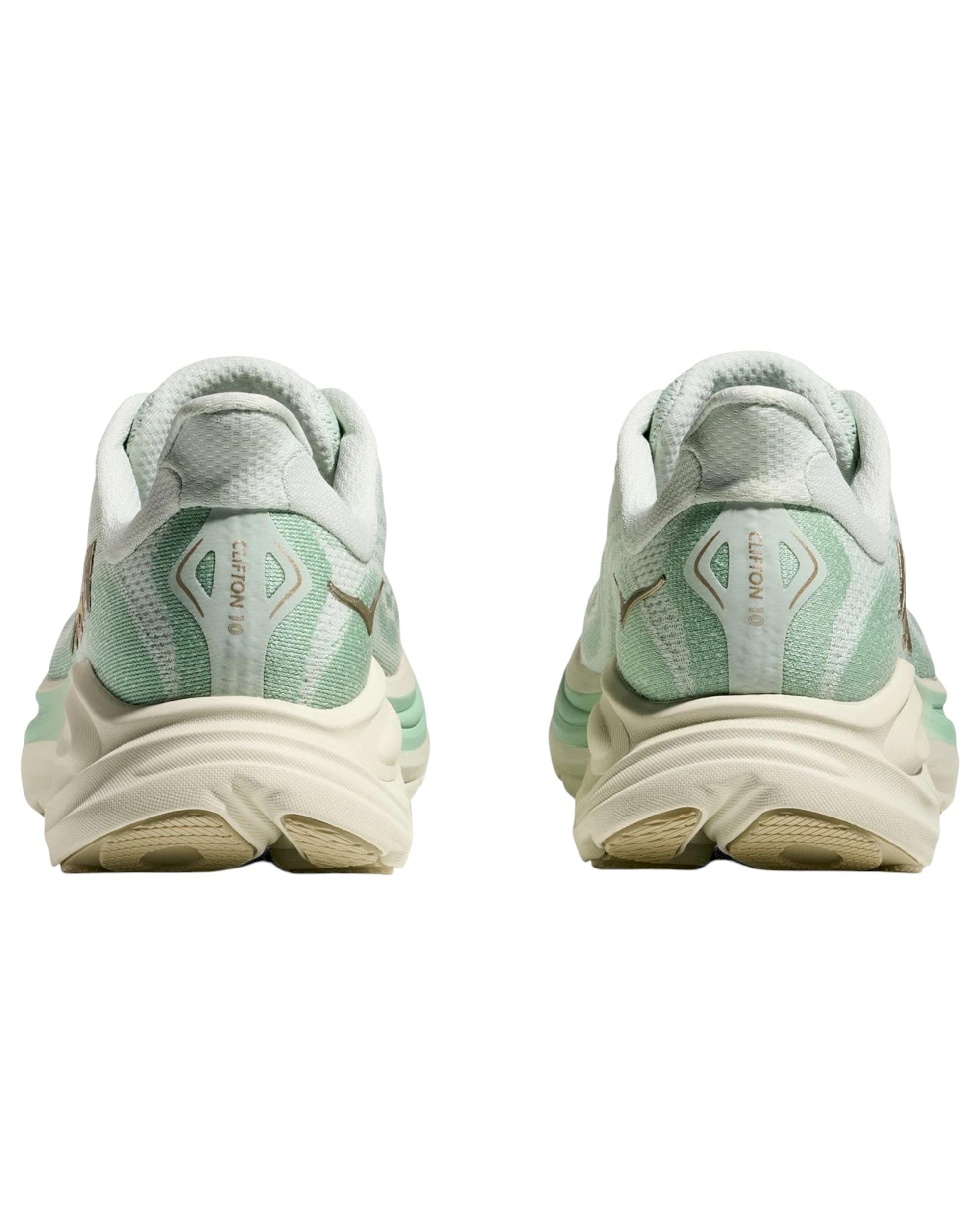 6 Hoka Womens Clifton 10 Athletic Running Shoes SEA GLASS, 6 of 7
