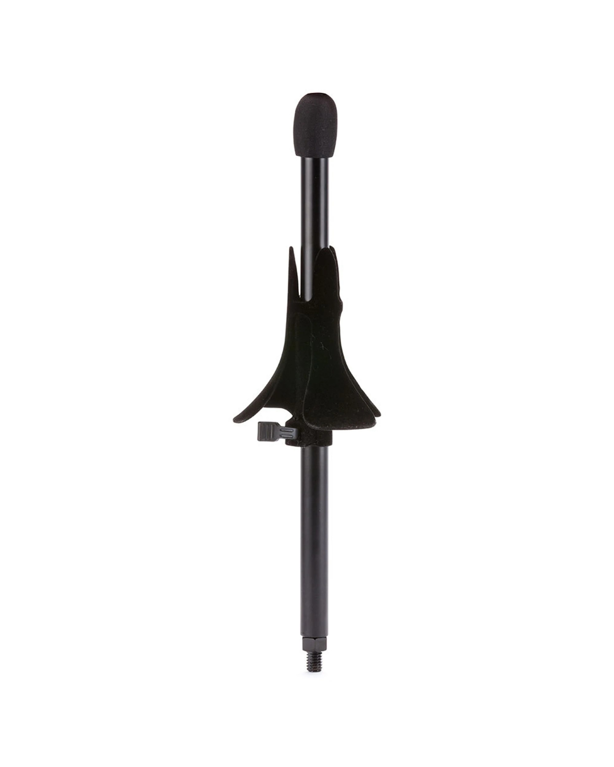 1 Hercules Velvet Peg For Trumpet Cornet Musical Wind Instrument Stand Holder - Black, 1 of 2