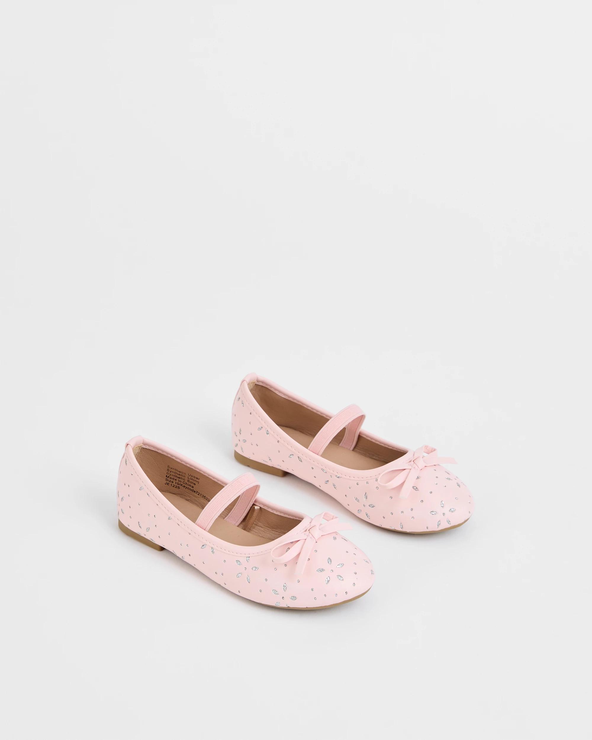2 Target Kids Lazer Cut Ballet Flat PINK, 2 of 4