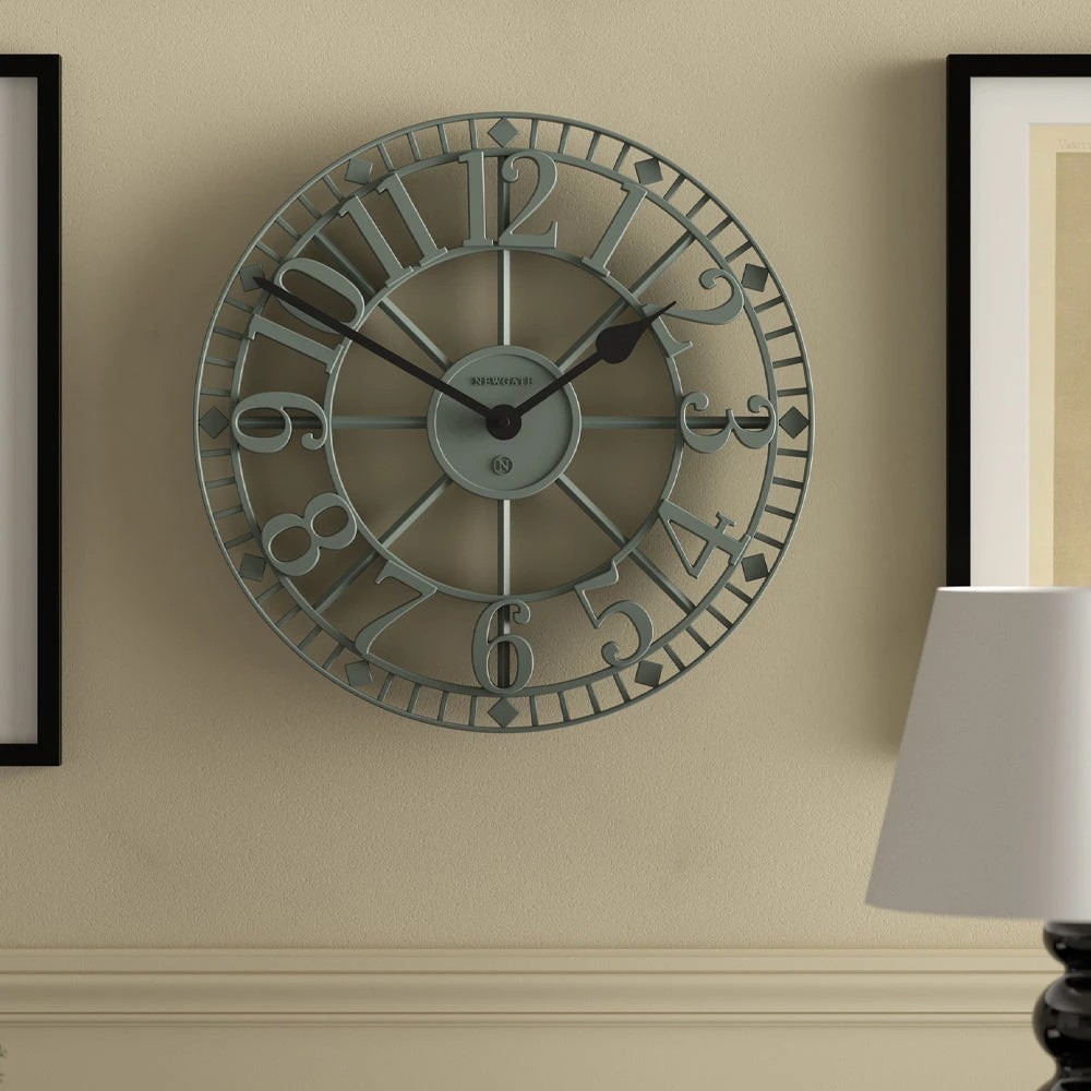 2 Newgate Warehouse Wall Clock - Green, 2 of 4