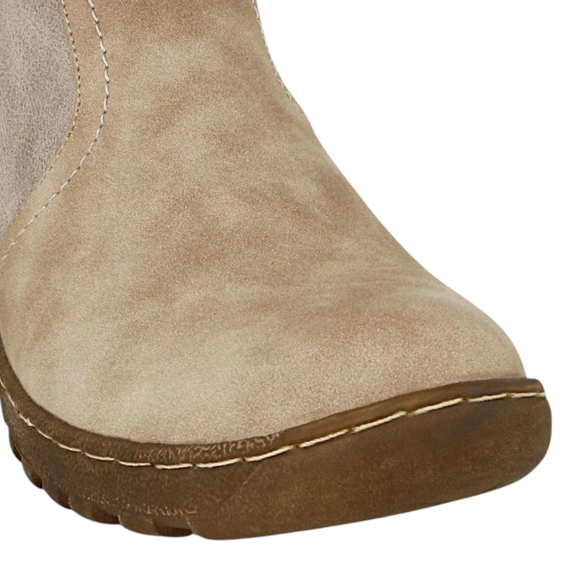 3 Bellissimo Womens Hippie Shoes Dress Winter Boots NATURAL, 3 of 3