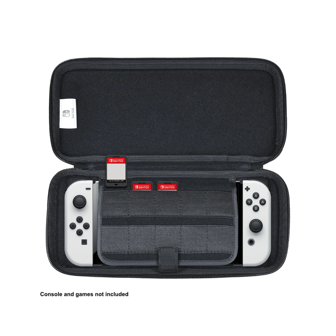 3 Hori Slim Tough Pouch for Nintendo Switch OLED Model
 - red, 3 of 5