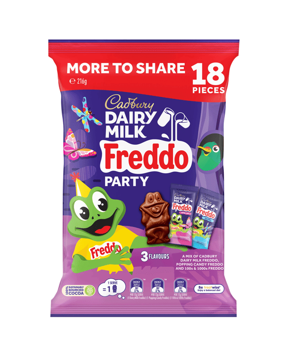 18 Piece Cadbury Dairy Milk Freddo Party 216g