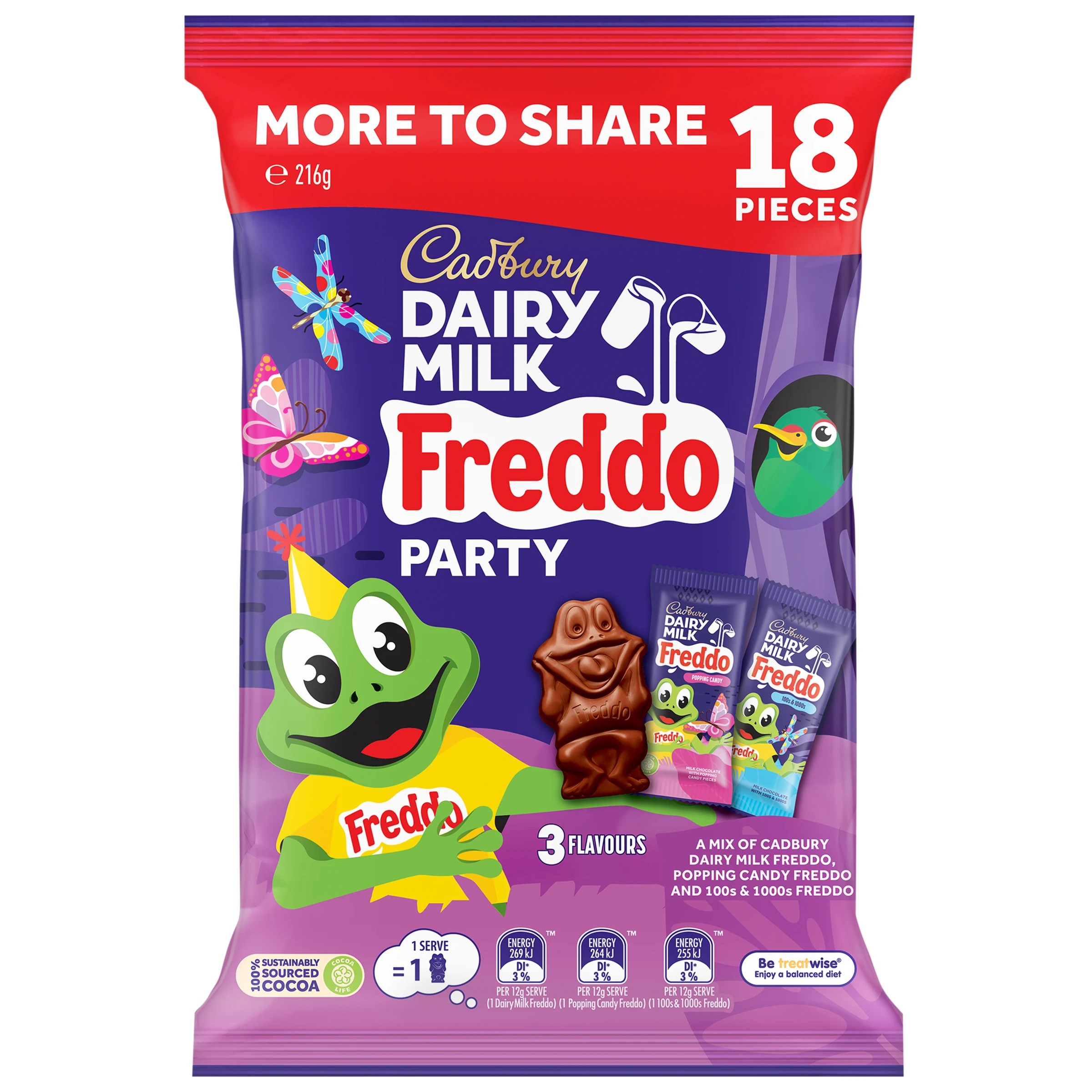 1 18 Piece Cadbury Dairy Milk Freddo Party 216g, 1 of 2