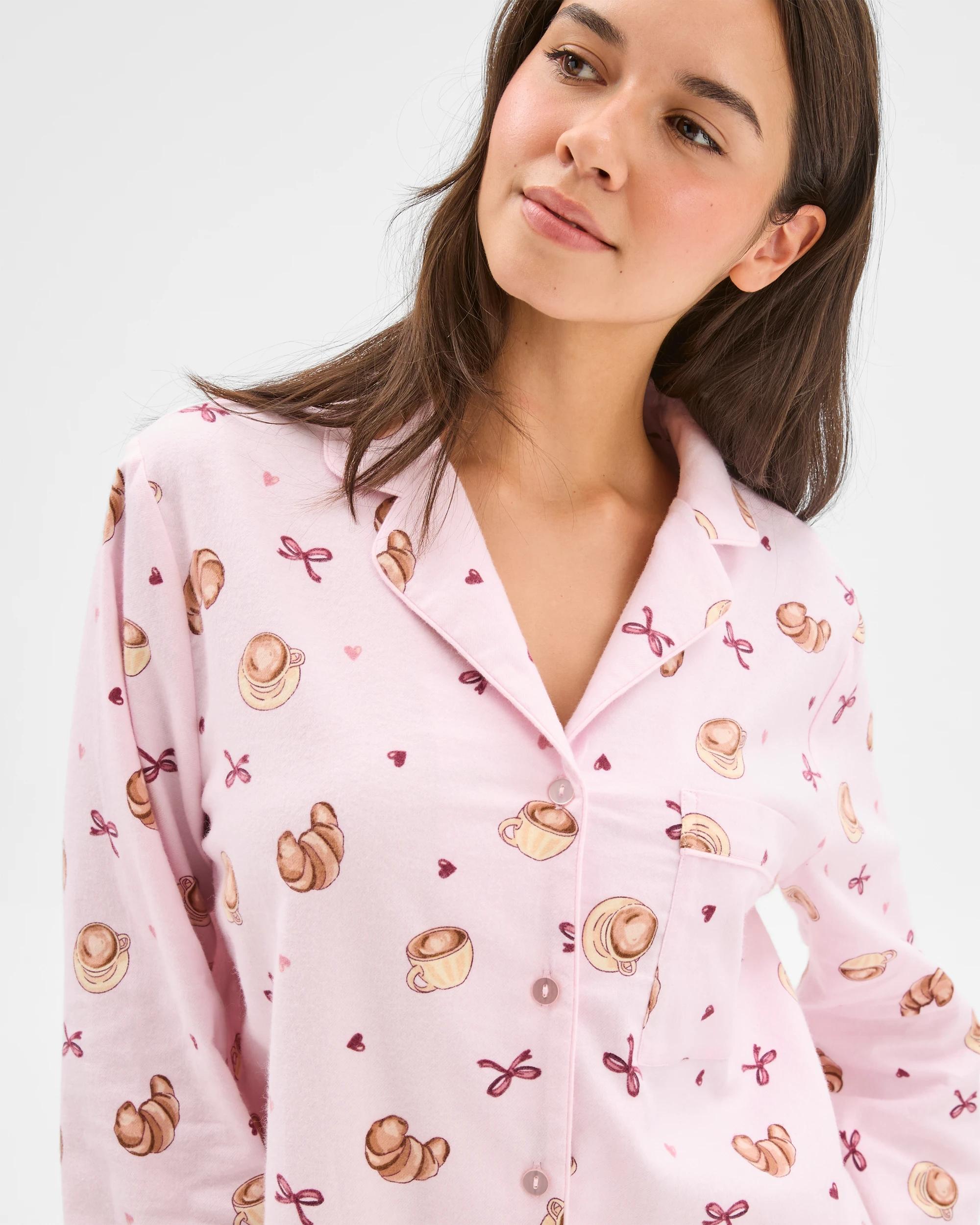 3 Target Woman Australian Cotton Flannelette Pyjama Set CROISSANT, 3 of 6
