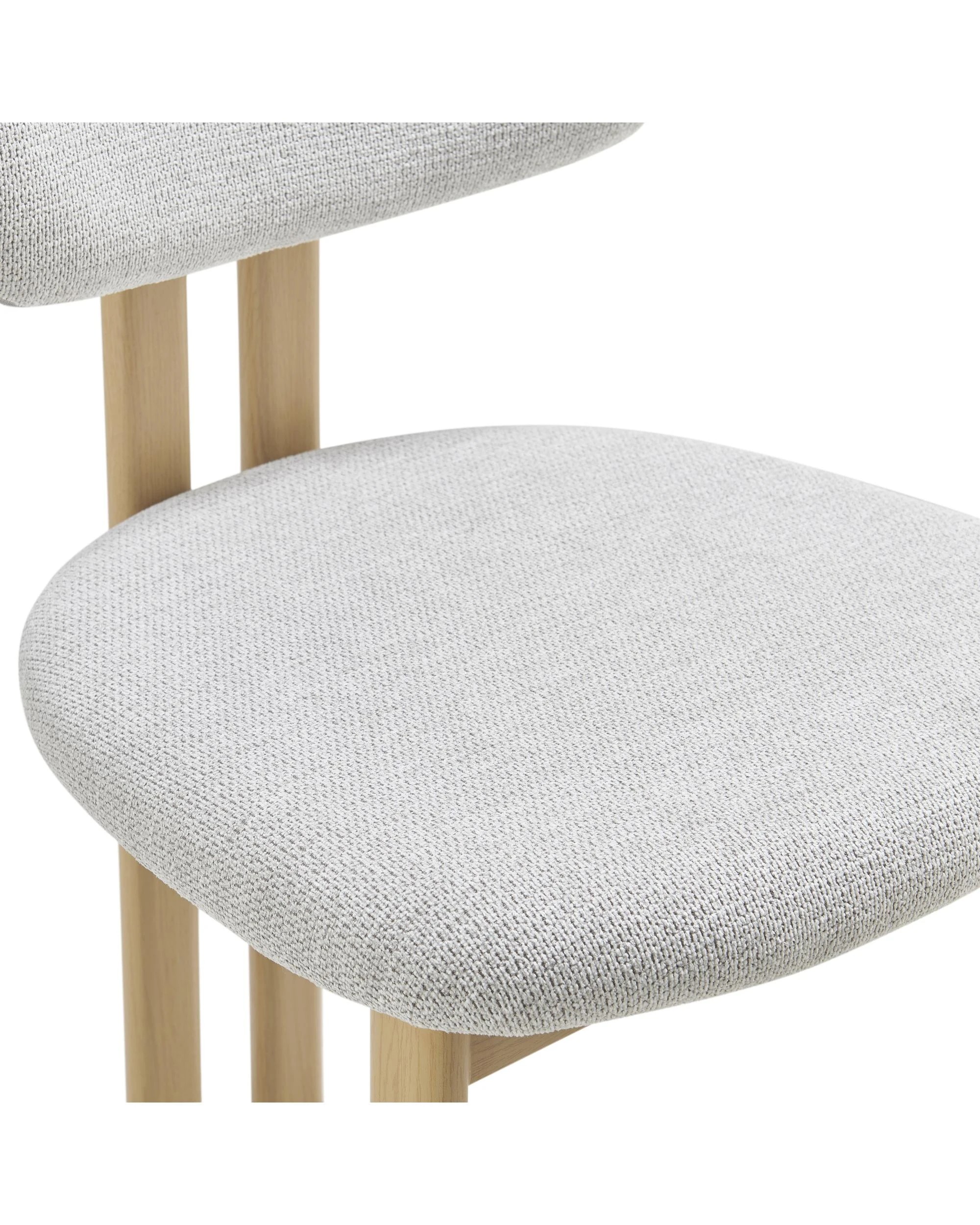 7 Kodu Dining Chairs Pair (Set of Two) - Grey, 7 of 10