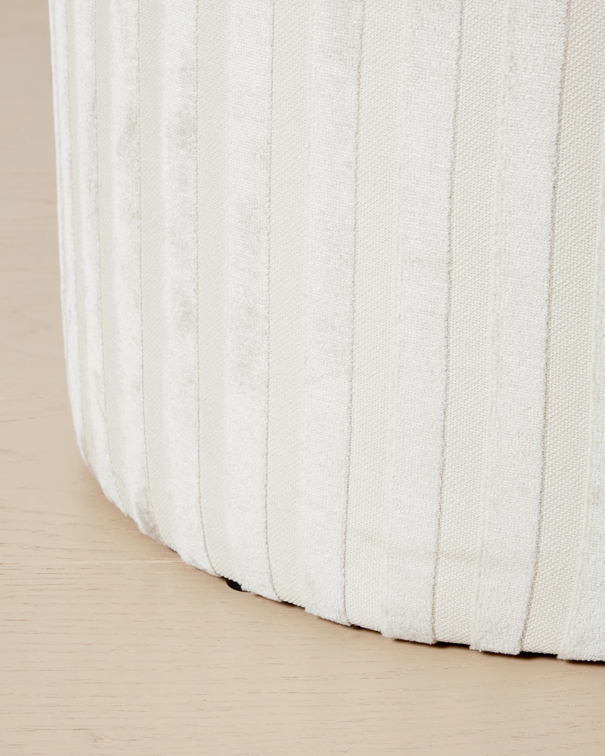 5 White Stripe Ottoman, 5 of 5