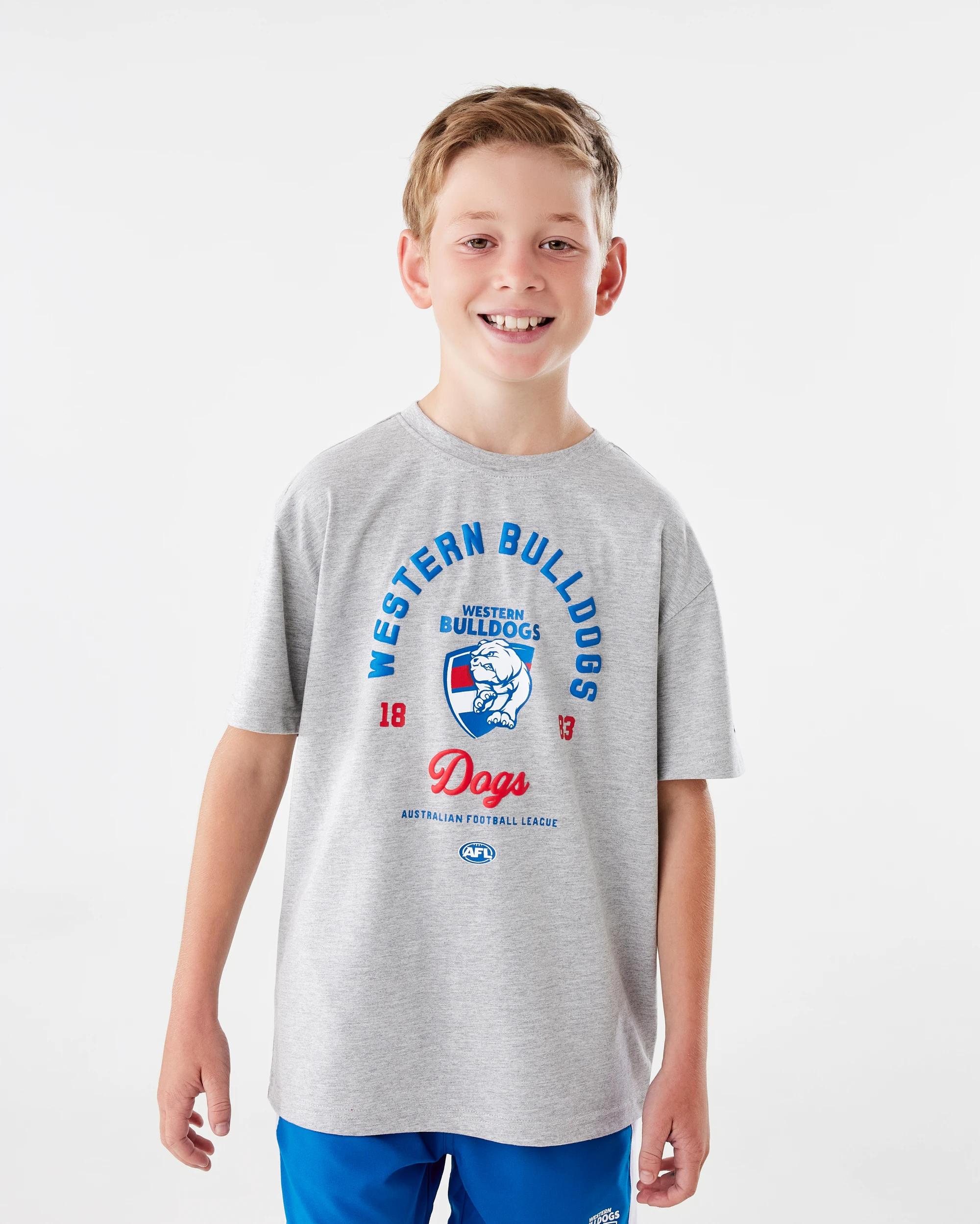 2 Official AFL Kids T-shirt Bulldogs, 2 of 9