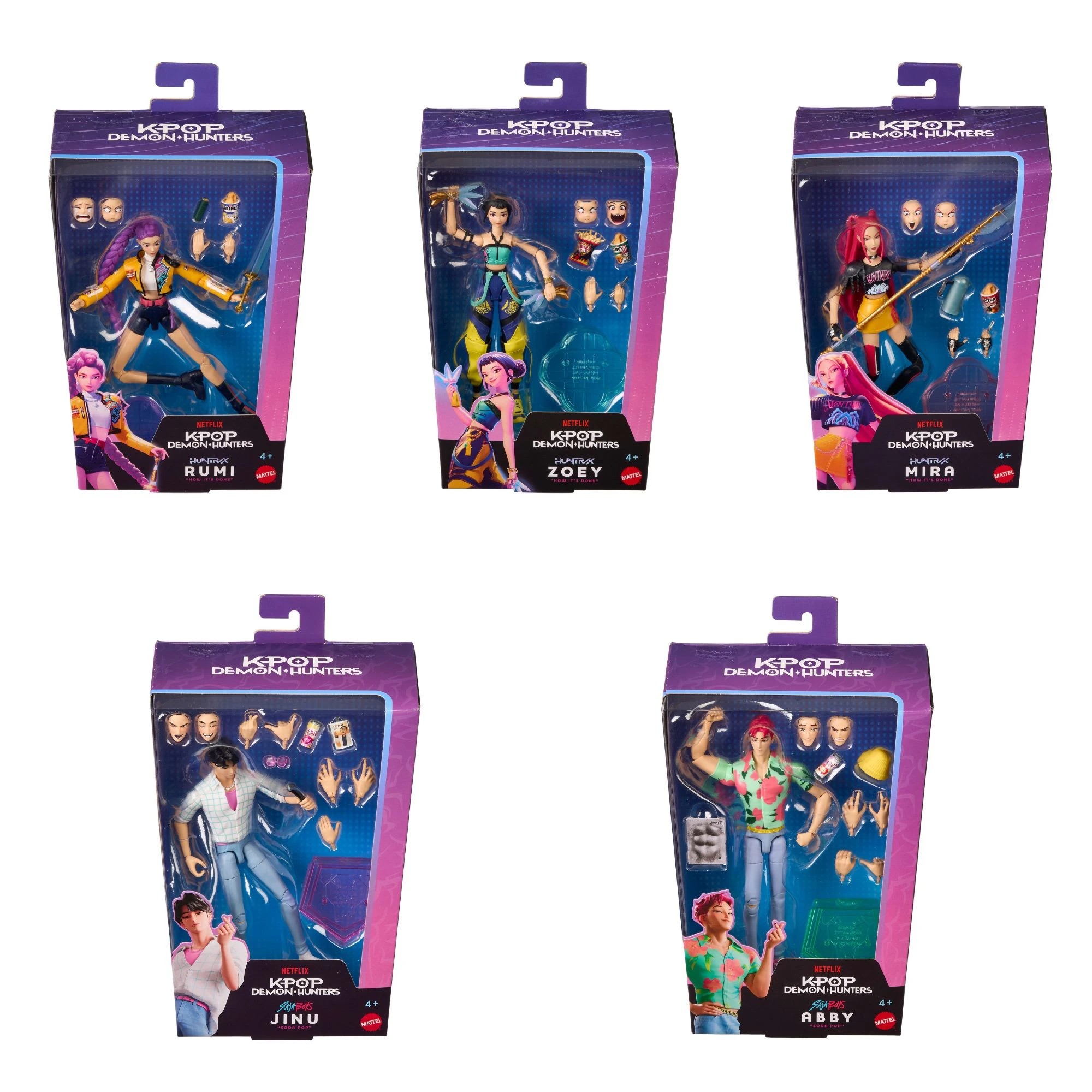 1 KPop Demon Hunters Action Figure with Storytelling Accessories - Assorted, 1 of 6