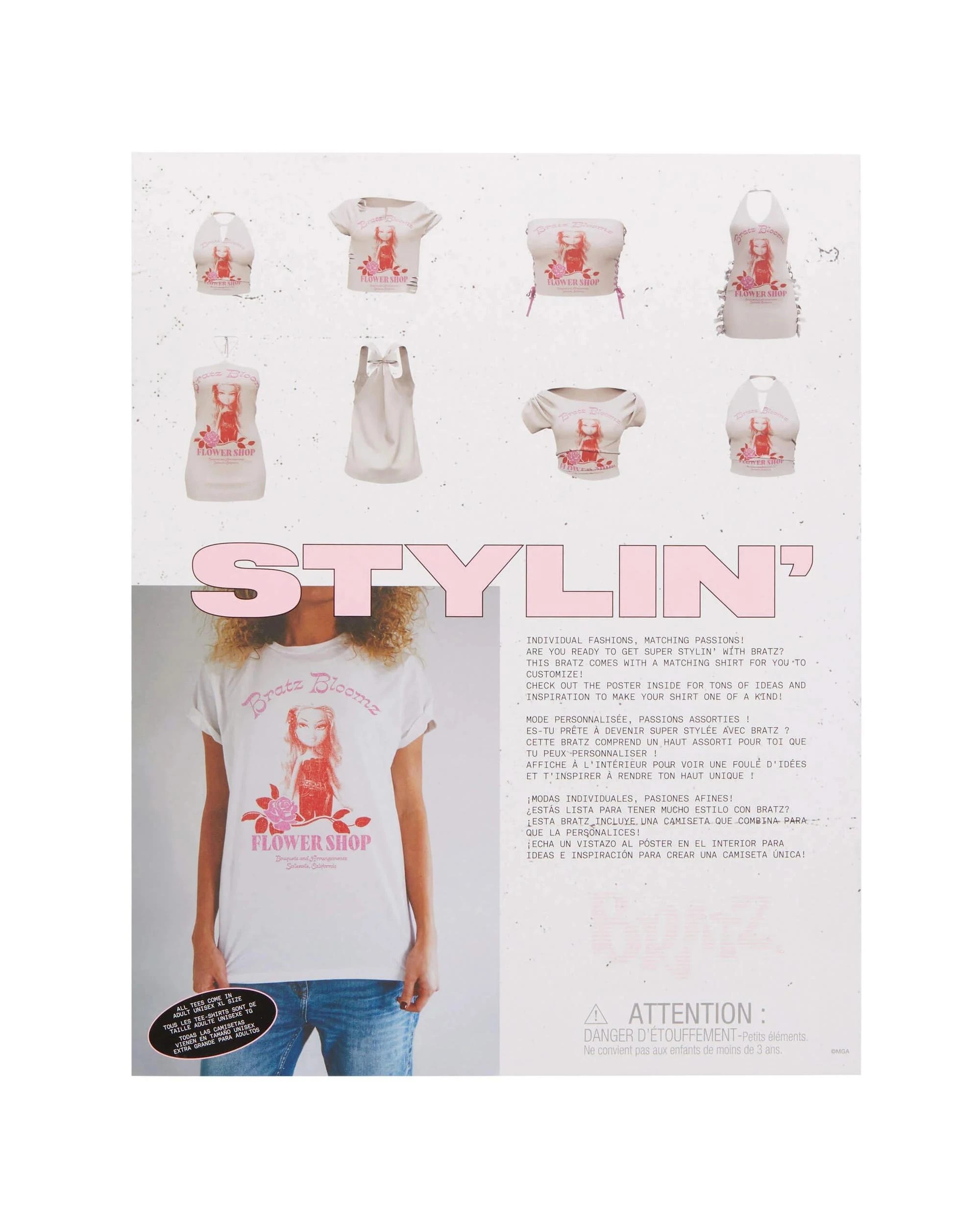5 Bratz Stylin' Yasmin Fashion Doll with Oversized Tee, 5 of 8