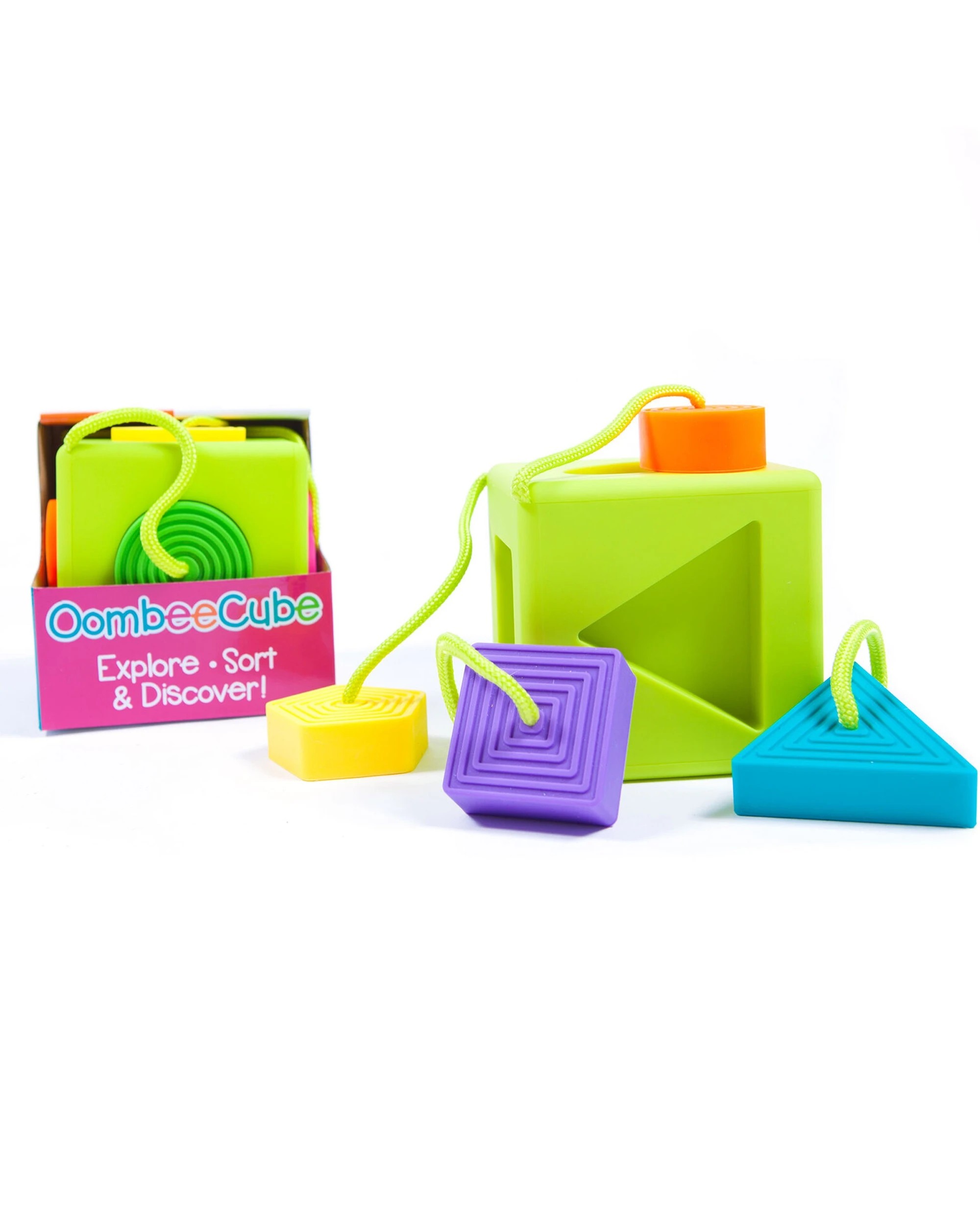 3 Fat Brain Toy Co OombeeCube Shape Sorting Cube - Multi, 3 of 8
