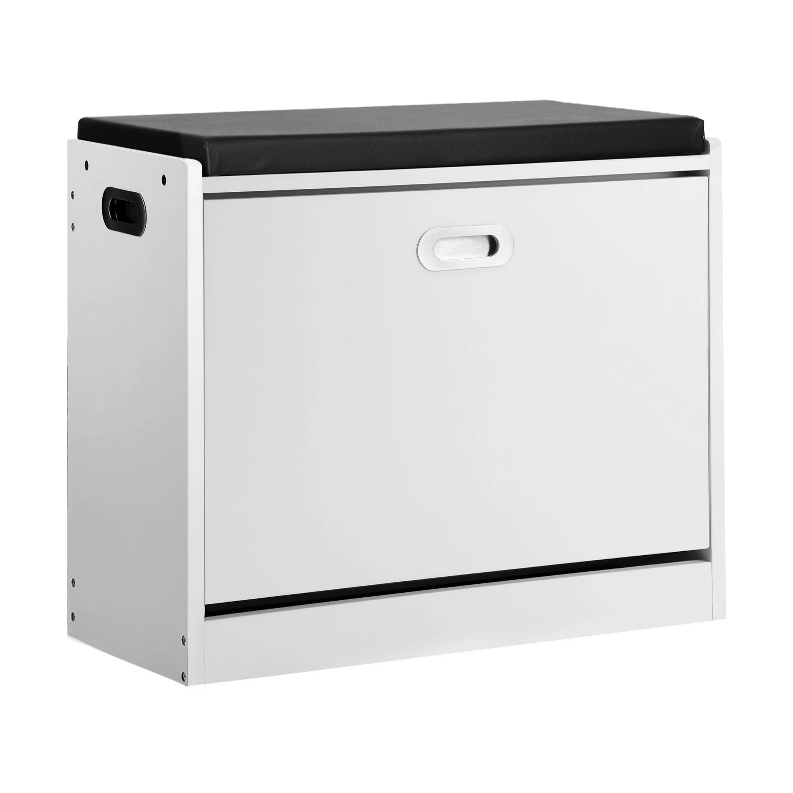 7 Oikiture Shoe Cabinet Bench Shoes Storage Cupboard Footwear Stand 15 Pairs
 - White, 7 of 10