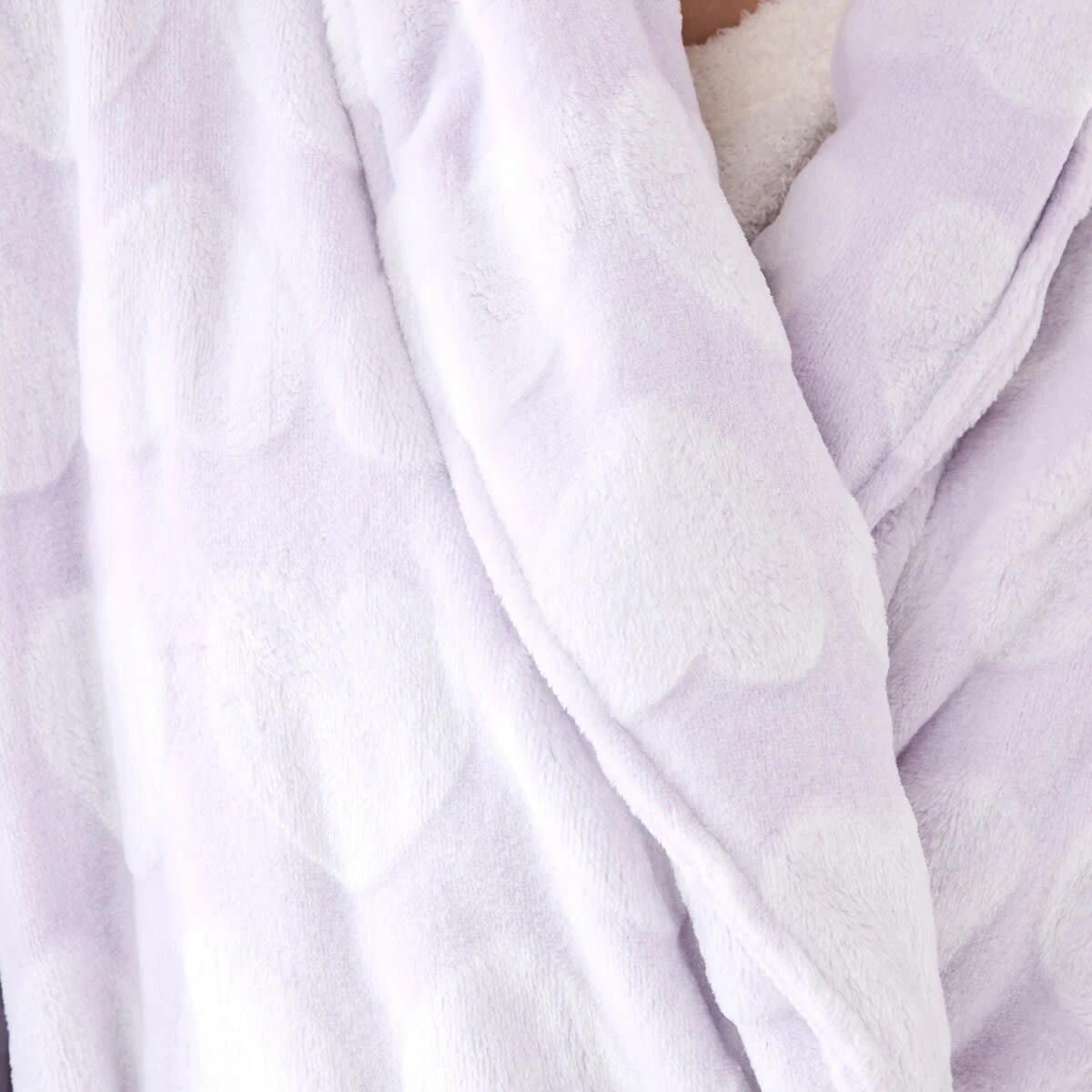 6 Printed Fleece Gown Llc Heart, 6 of 8