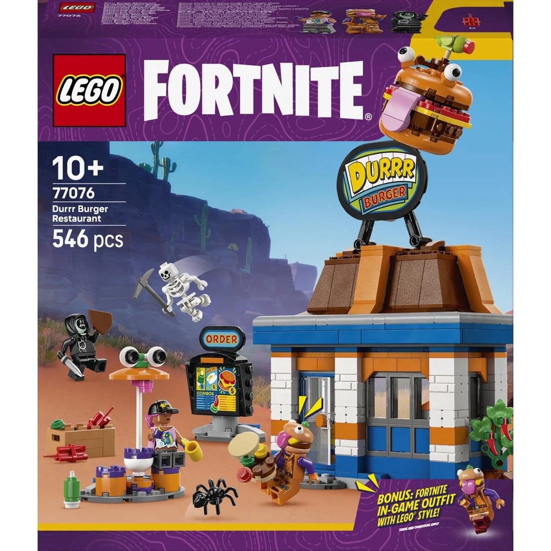 1 LEGO Fortnite Durrr Burger Restaurant 77076, 1 of 10