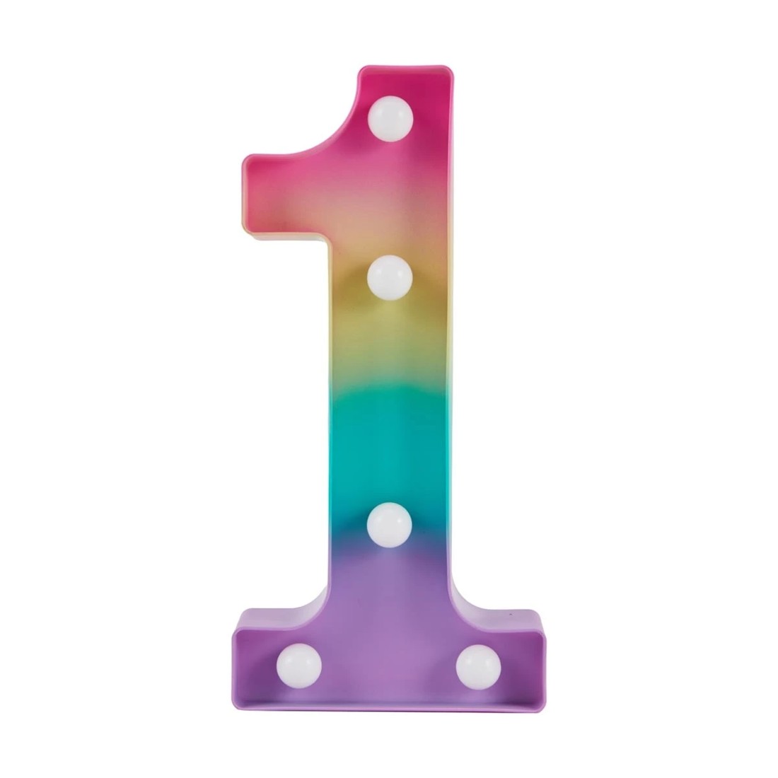 2 Ombre Light Up Number - 1, 2 of 5