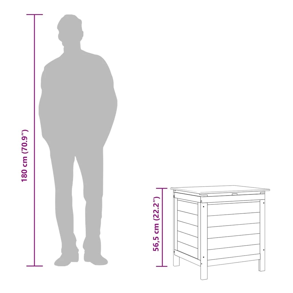 9 vidaXL garden storage box Ample Storage - White, 9 of 9