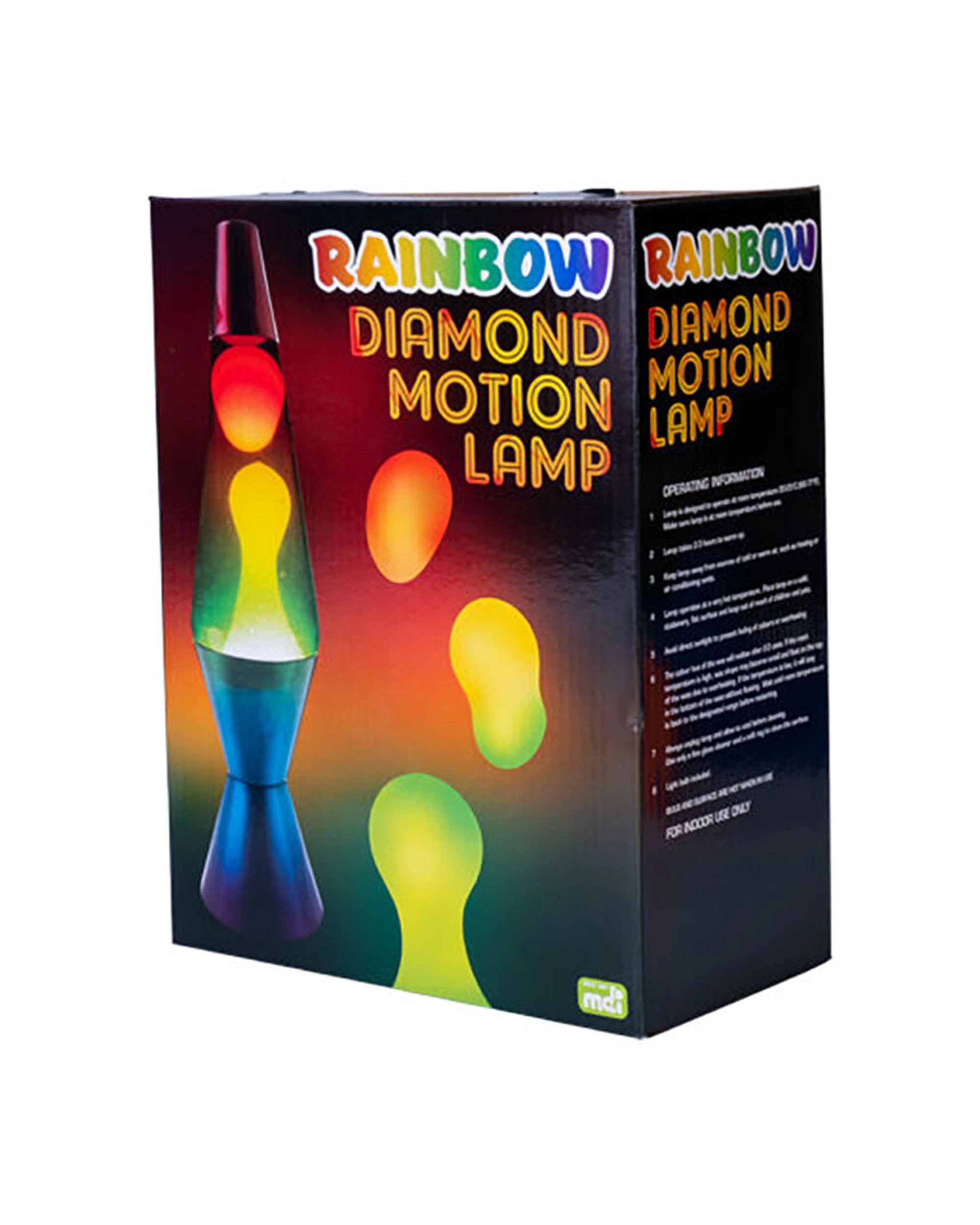 4 MDI Aus Diamond Motion Lamp Night Light Bedside Bedroom Decor Rainbow Gradient Glass Lamp - Multi, 4 of 4