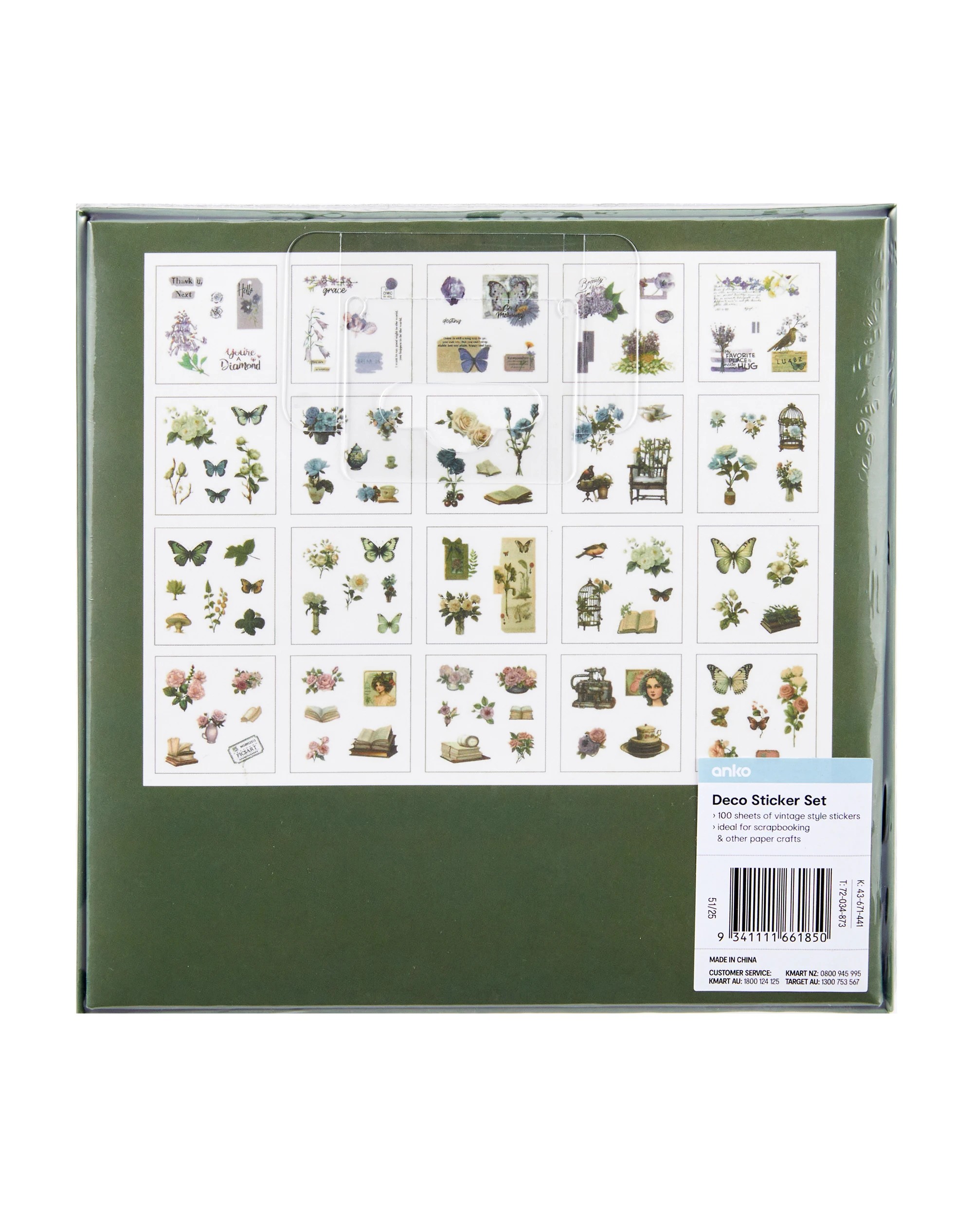 4 100 Pack Deco Sticker Set, 4 of 4