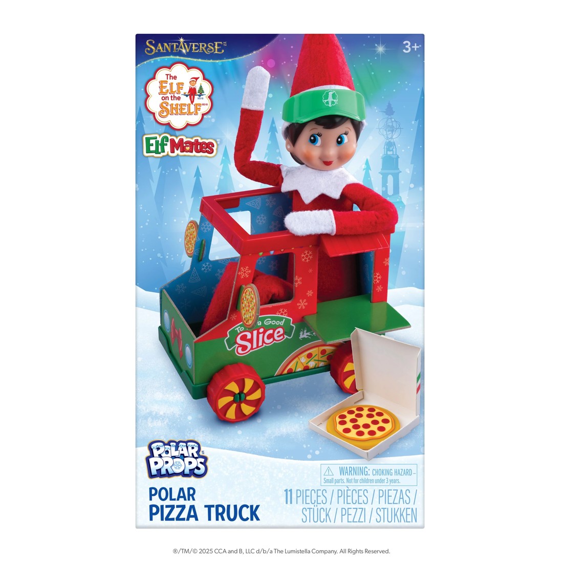 1 The Elf on the Shelf Polar Props: Pizza Truck, 1 of 4