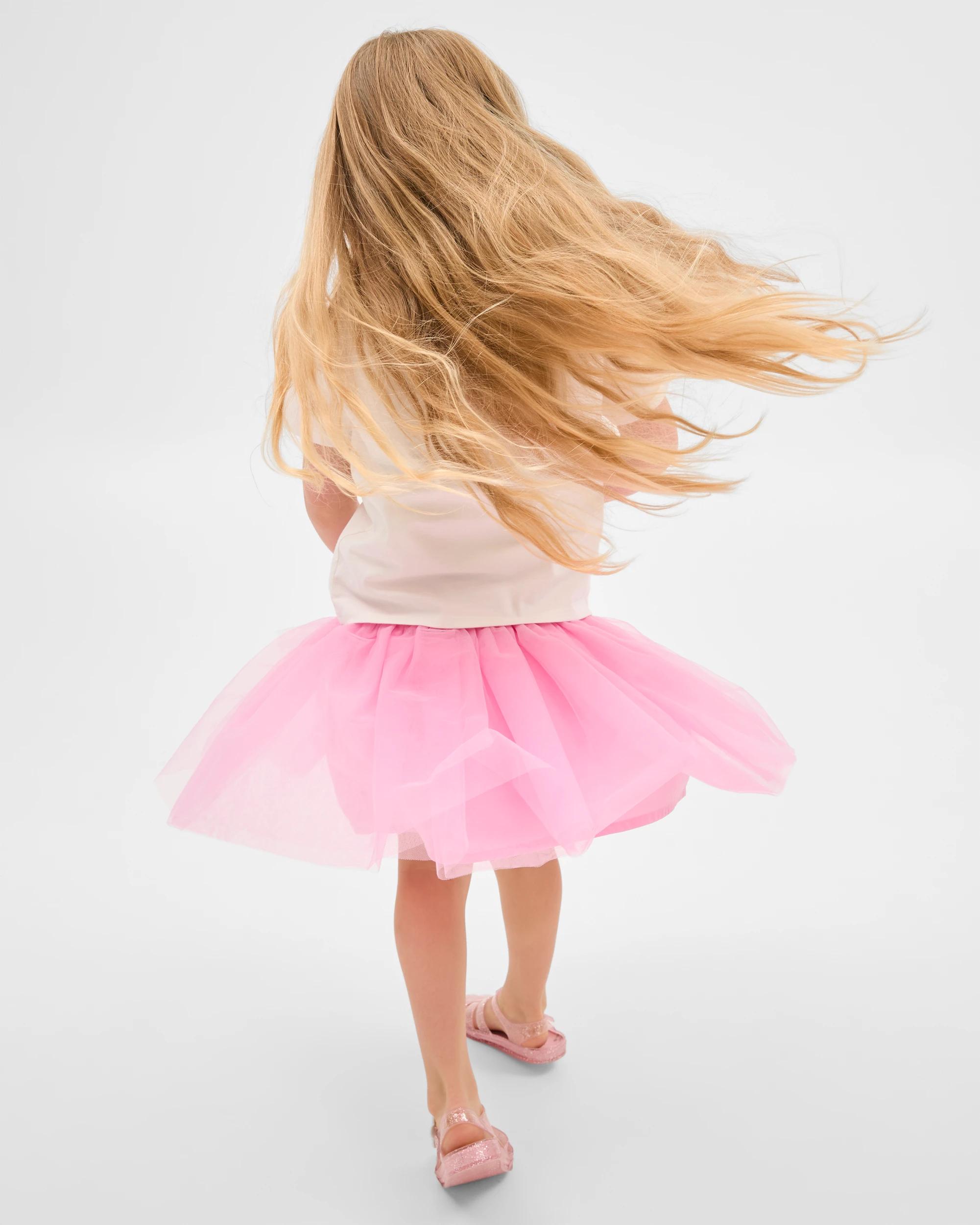 2 Target Bow Tie Waist Tulle Skirt PINK, 2 of 5