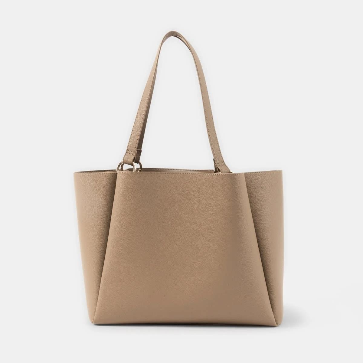 2 PU Tote Bag HAZELNUT LATTE, 2 of 5