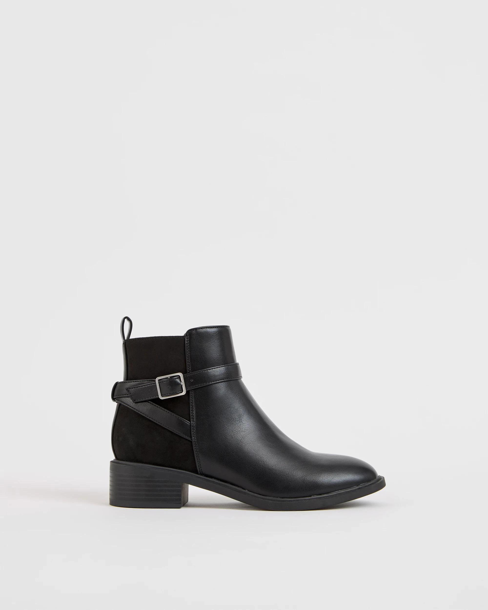 1 Target Woman Classic Flat Boot - Kelly BLACK, 1 of 3