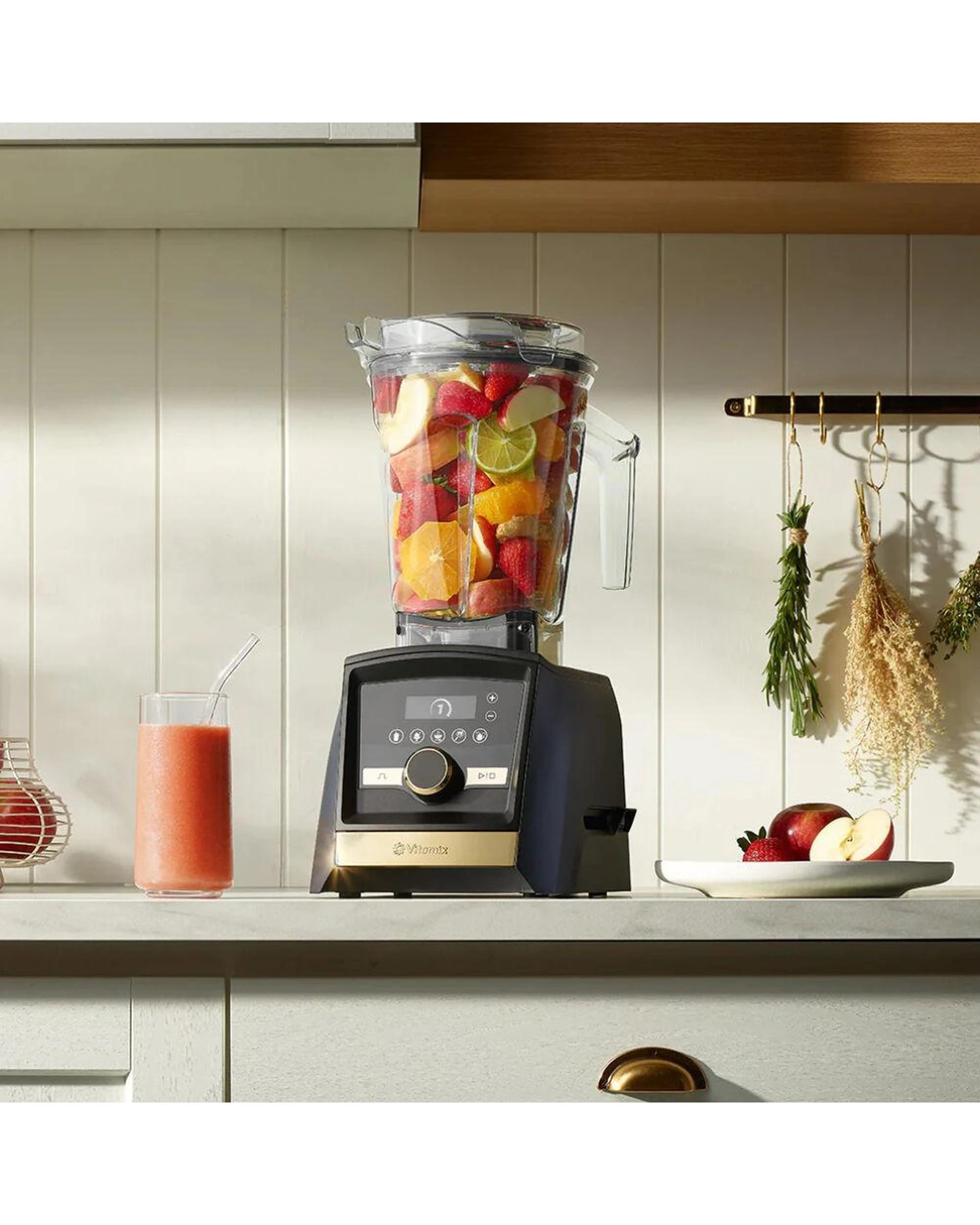 3 Vitamix A3500i Ascent Series Smart Blender Navy With Gold Trim, 3 of 3
