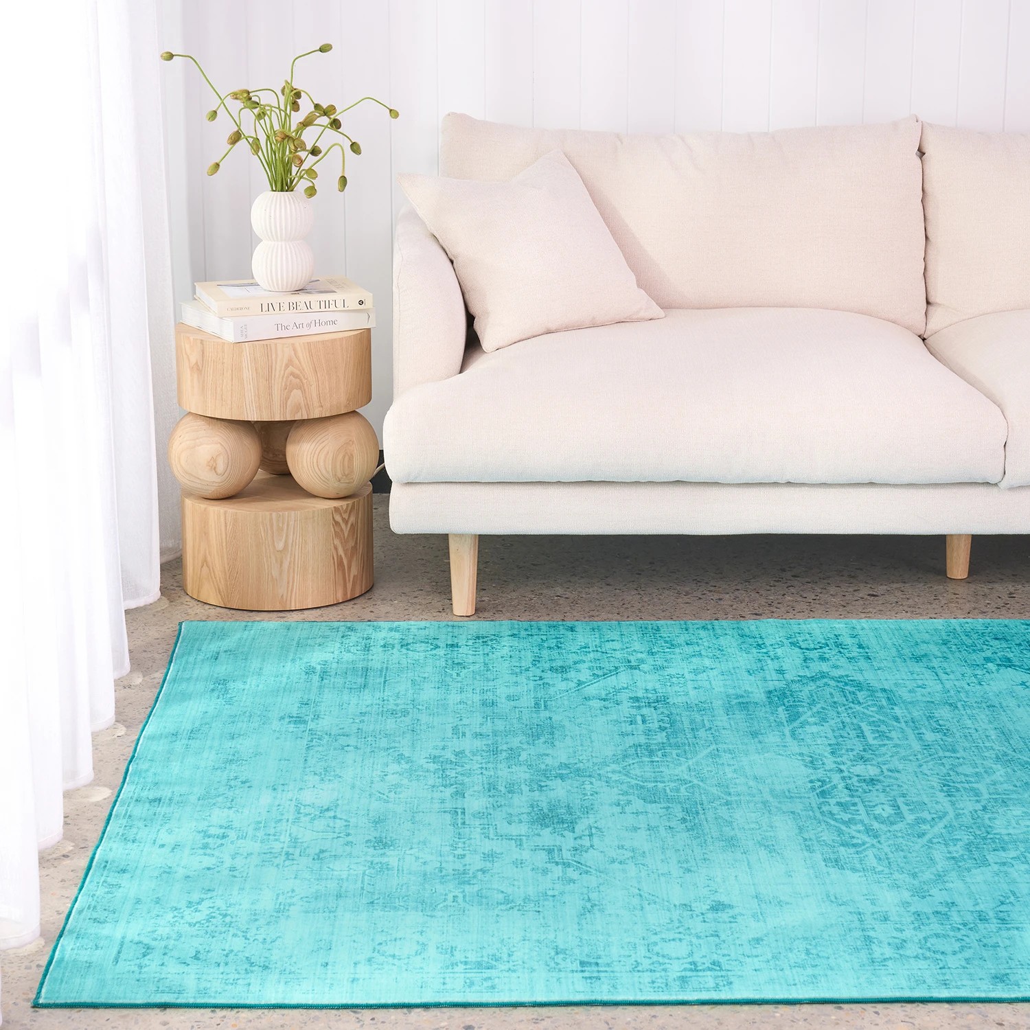3 Common Ground Rugs Opaline Machine Washable 270x180cm - Large Floor Rug - Gold, 3 of 9
