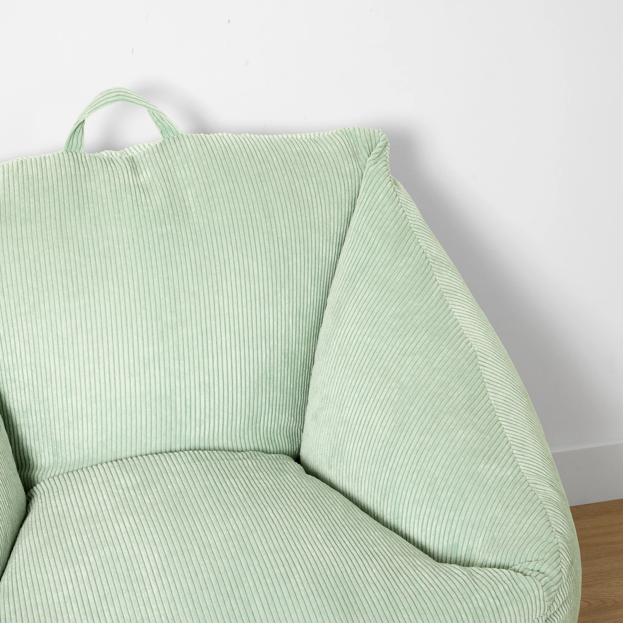 5 Corduroy Bean Bag - Green, 5 of 8