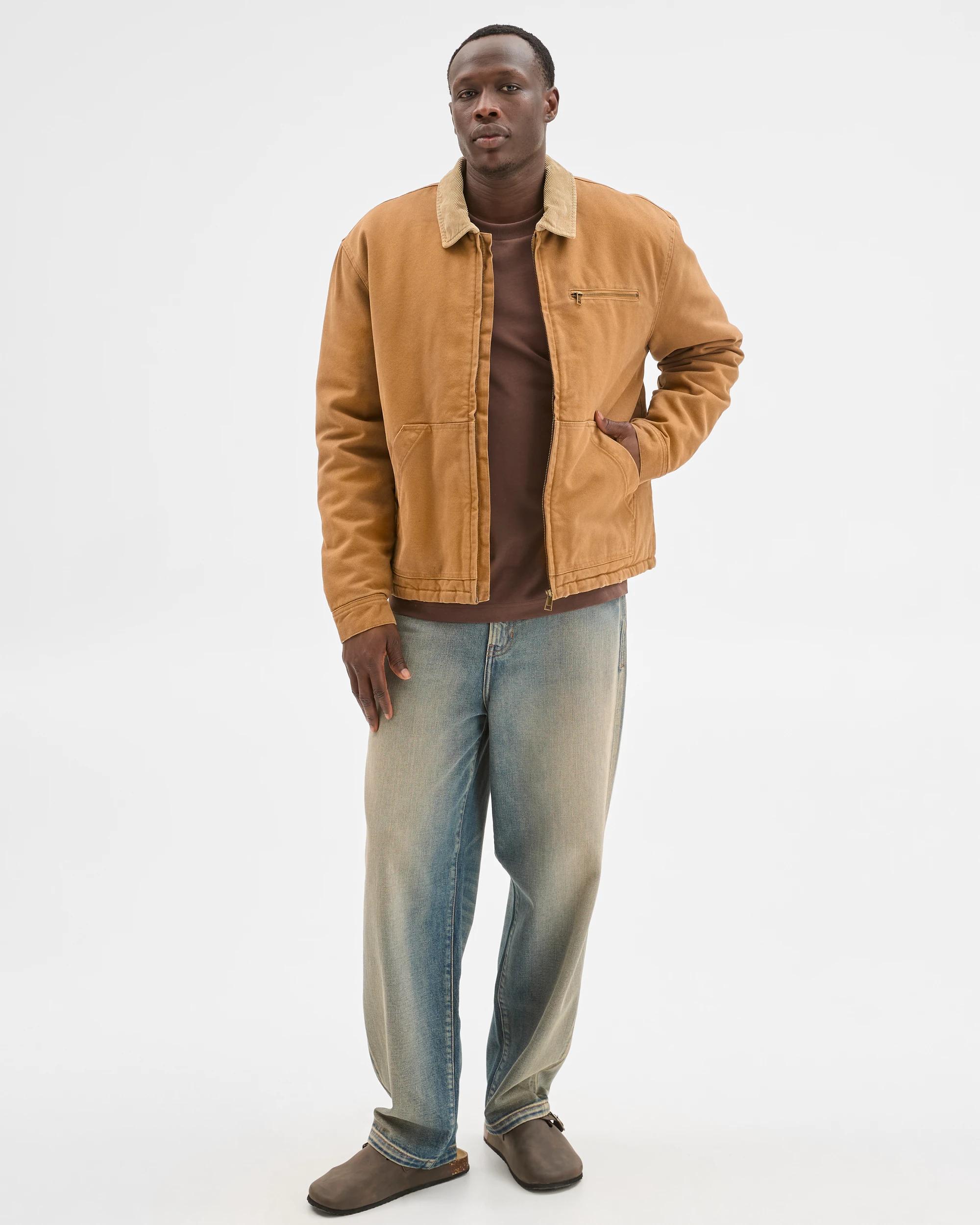 2 Commons Australian Cotton Heavyweight Washed Worker Jacket DUCK CANVAS, 2 of 6