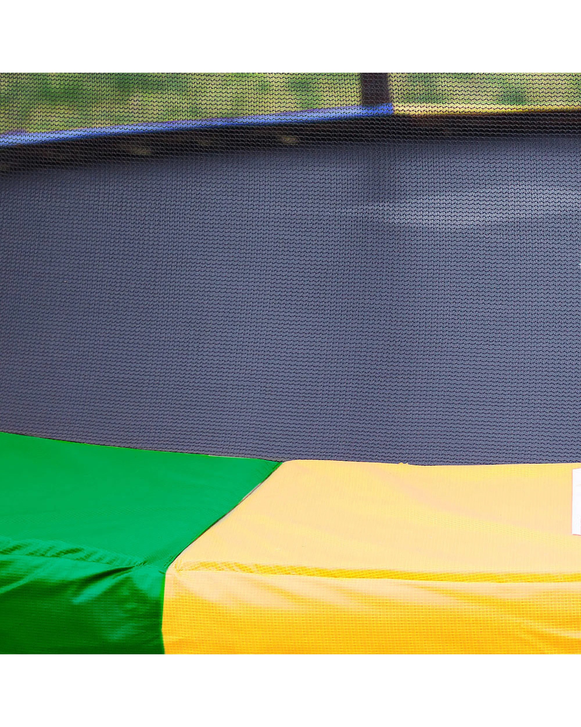 10 Kahuna 10 ft Round Spring Trampoline Free Safety Outer Net with BB Set, 10 of 10