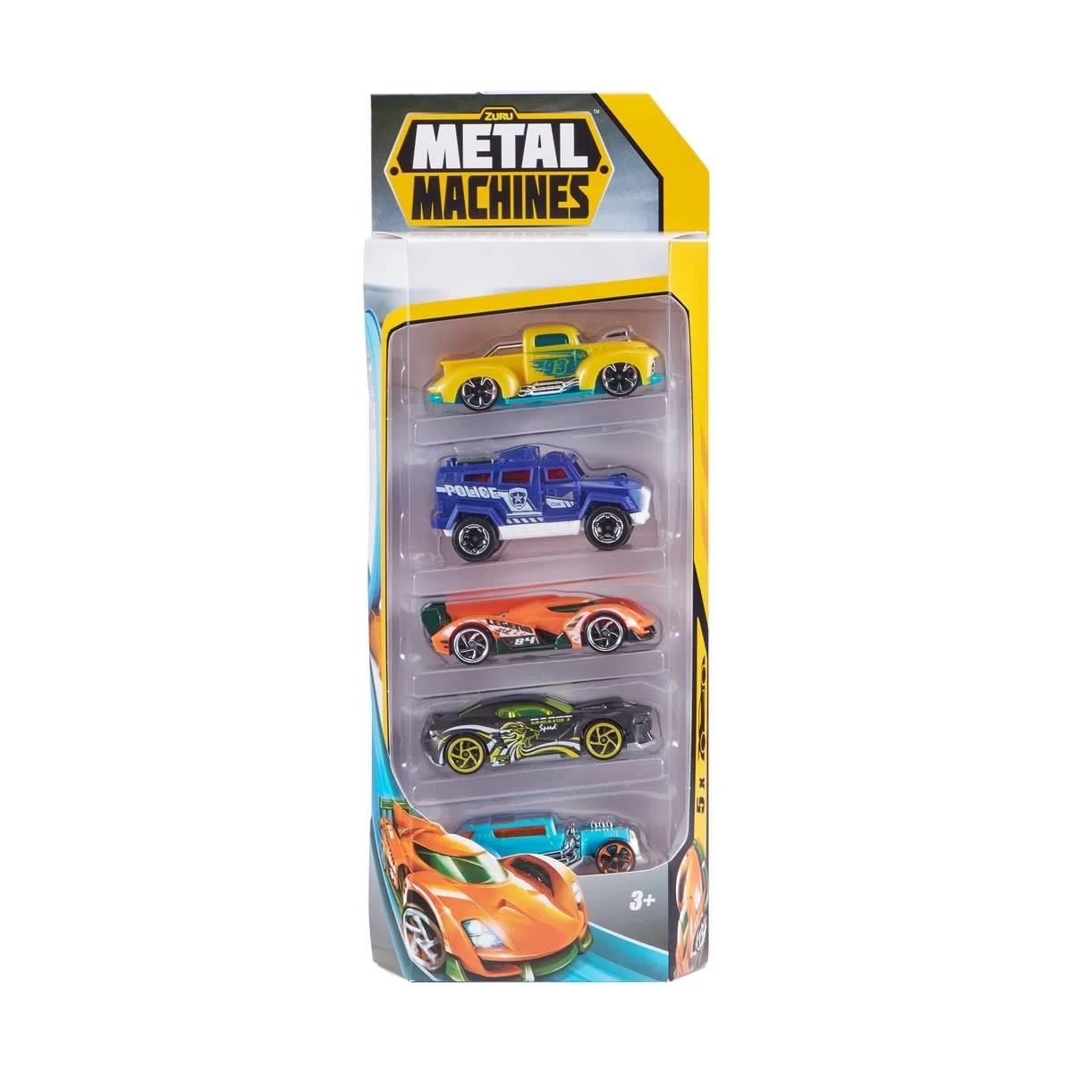 1 Metal Machines Ultimate Racing 5 Pack Vehicles, 1 of 3