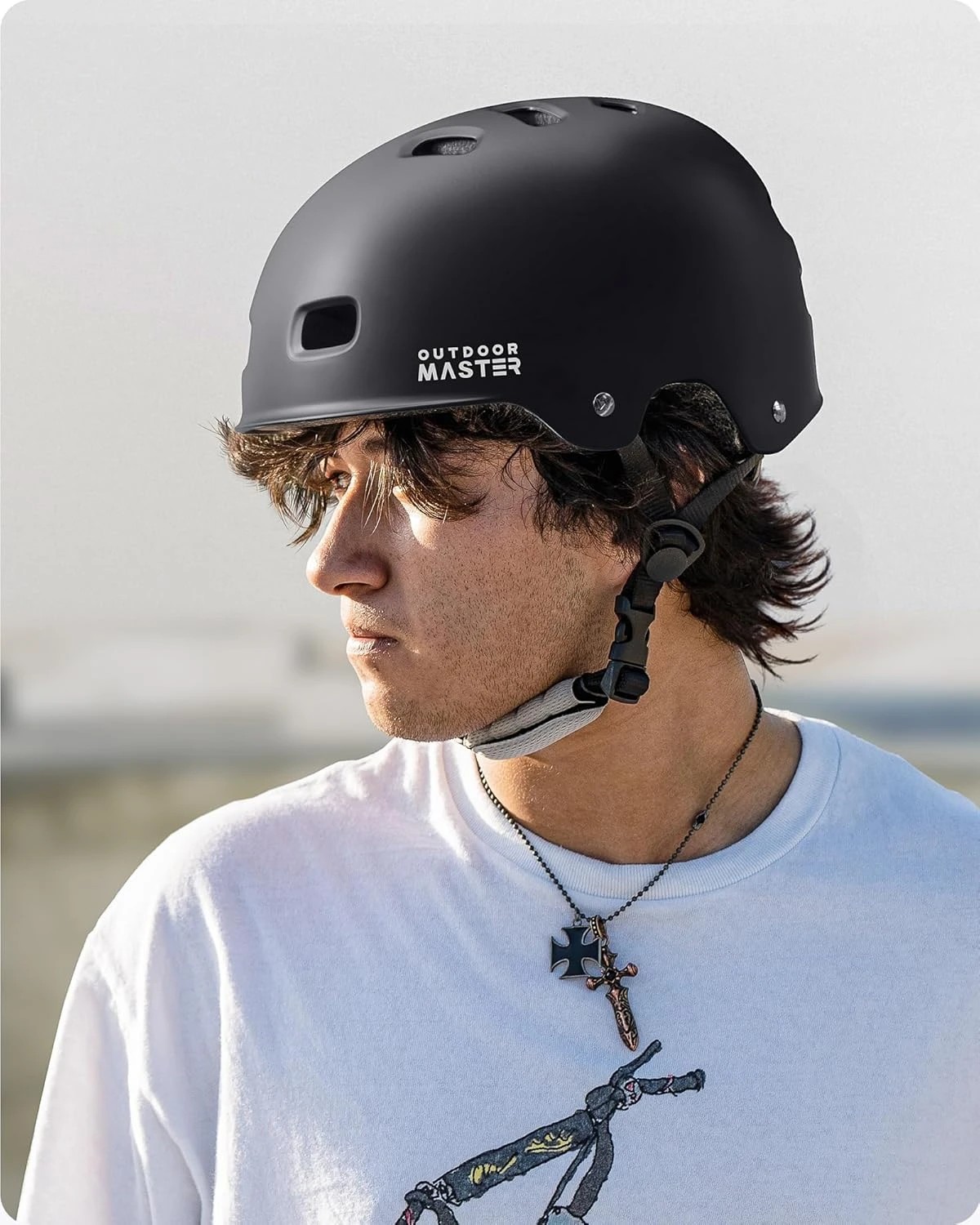 7 OutdoorMaster Adult Impact Resistant Multi-Sport Helmet for Bike Skate, 7 of 7