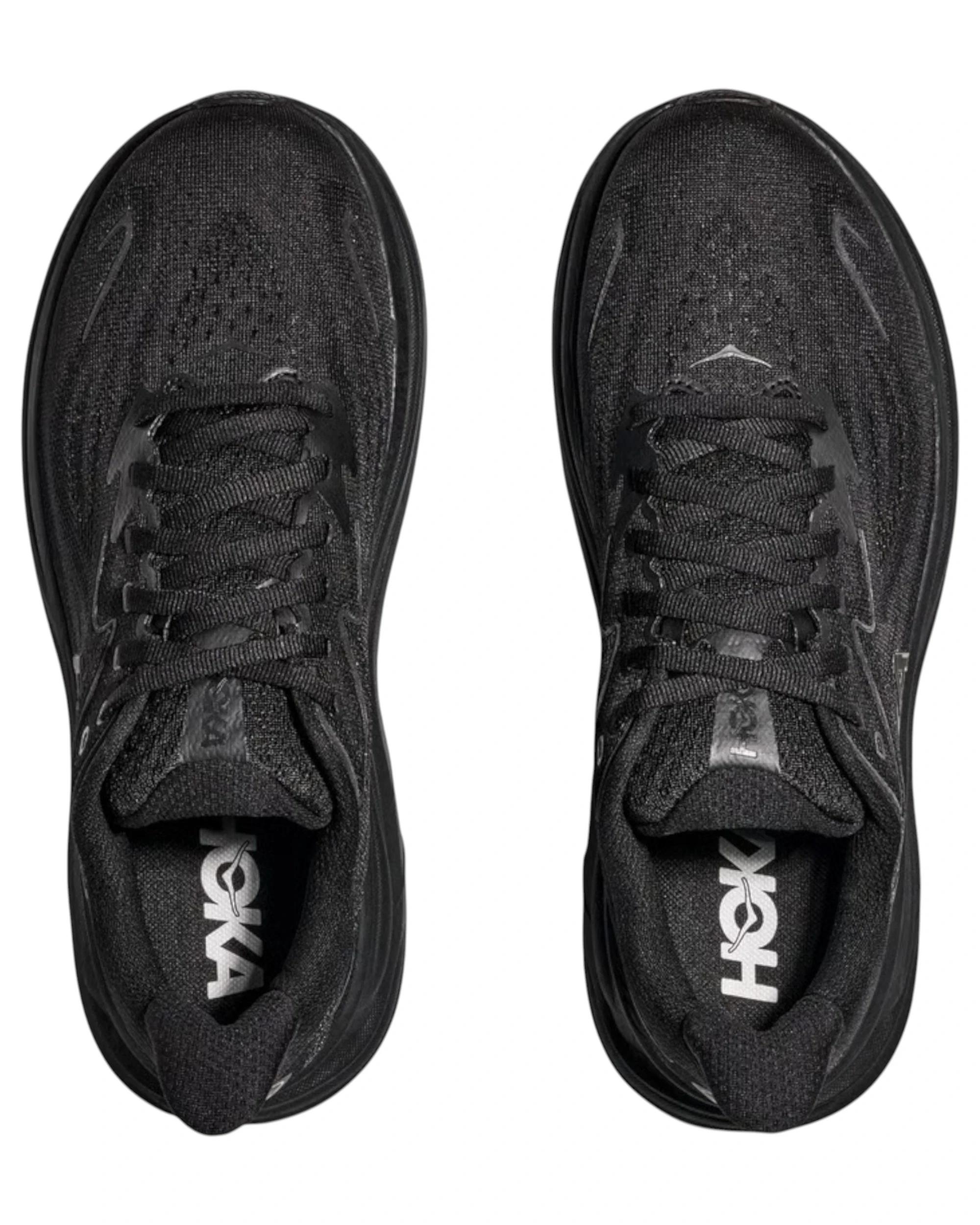 2 Hoka Mens Clifton 10 Athletic Running Shoes BLACK, 2 of 8