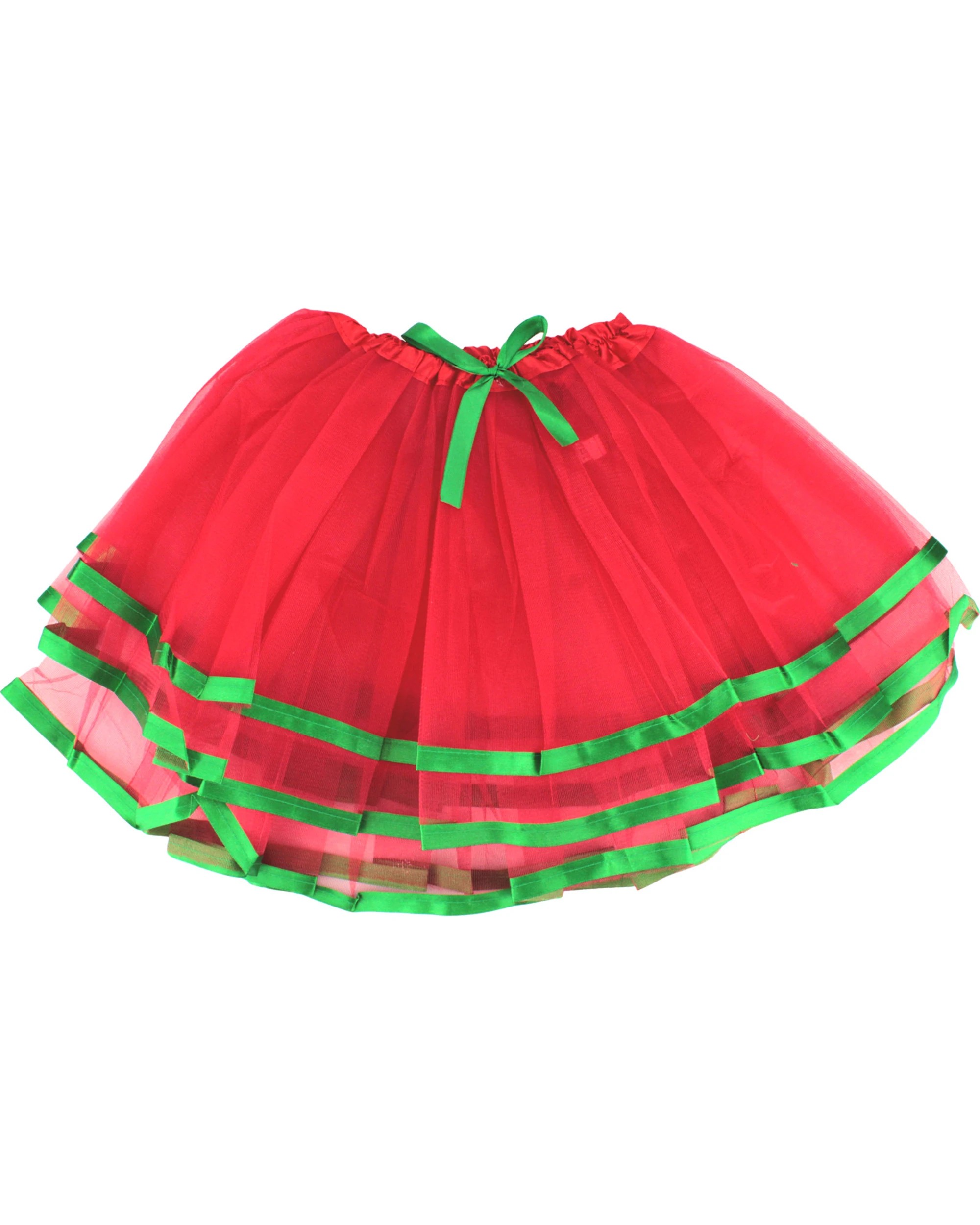 1 Party Planet Adult Christmas Wonderland Red and Green Tutu - Adult - One Size - Red and Green, 1 of 1