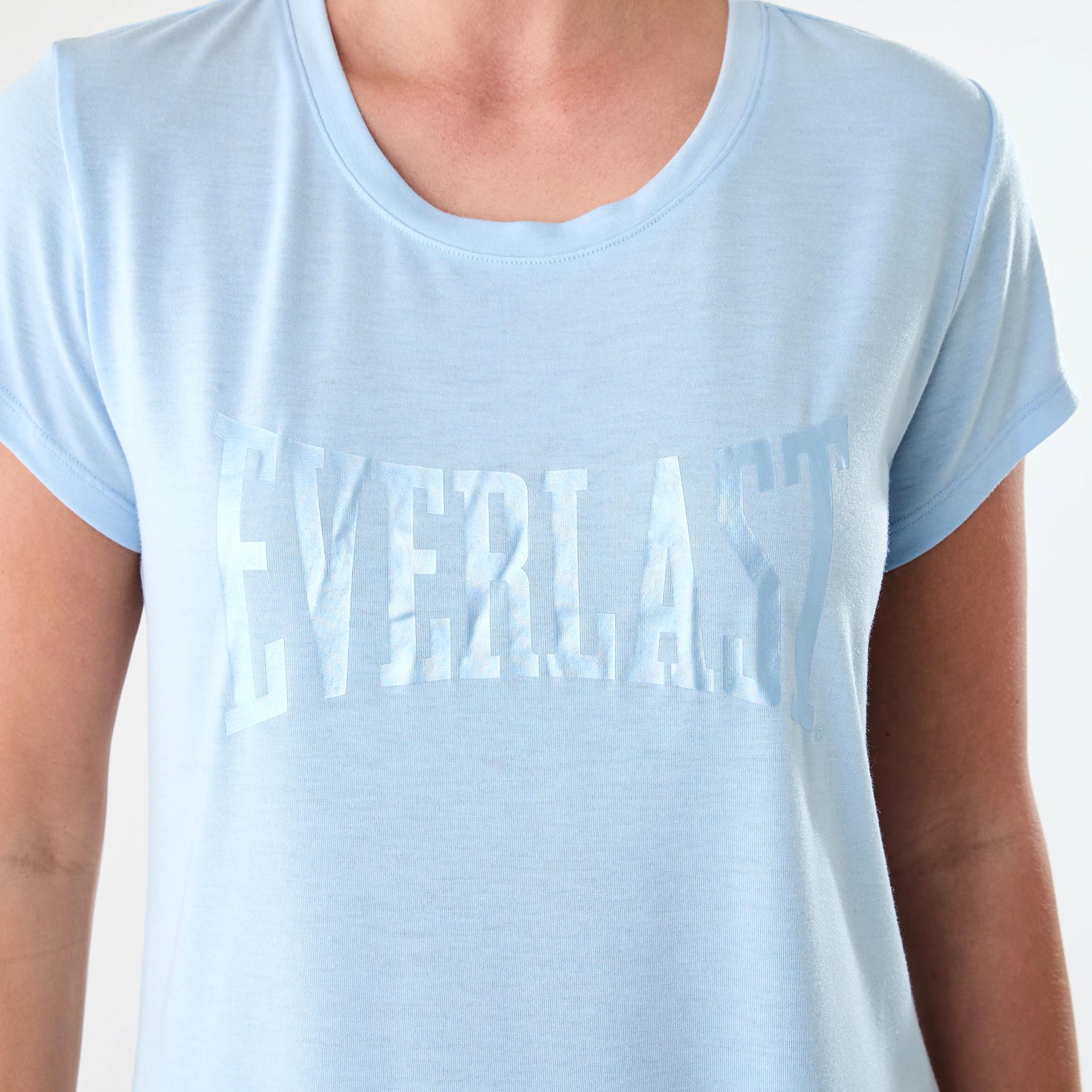 5 Everlast Womens Scoop Neck T-shirt EVERLAST SKY BLUE, 5 of 6