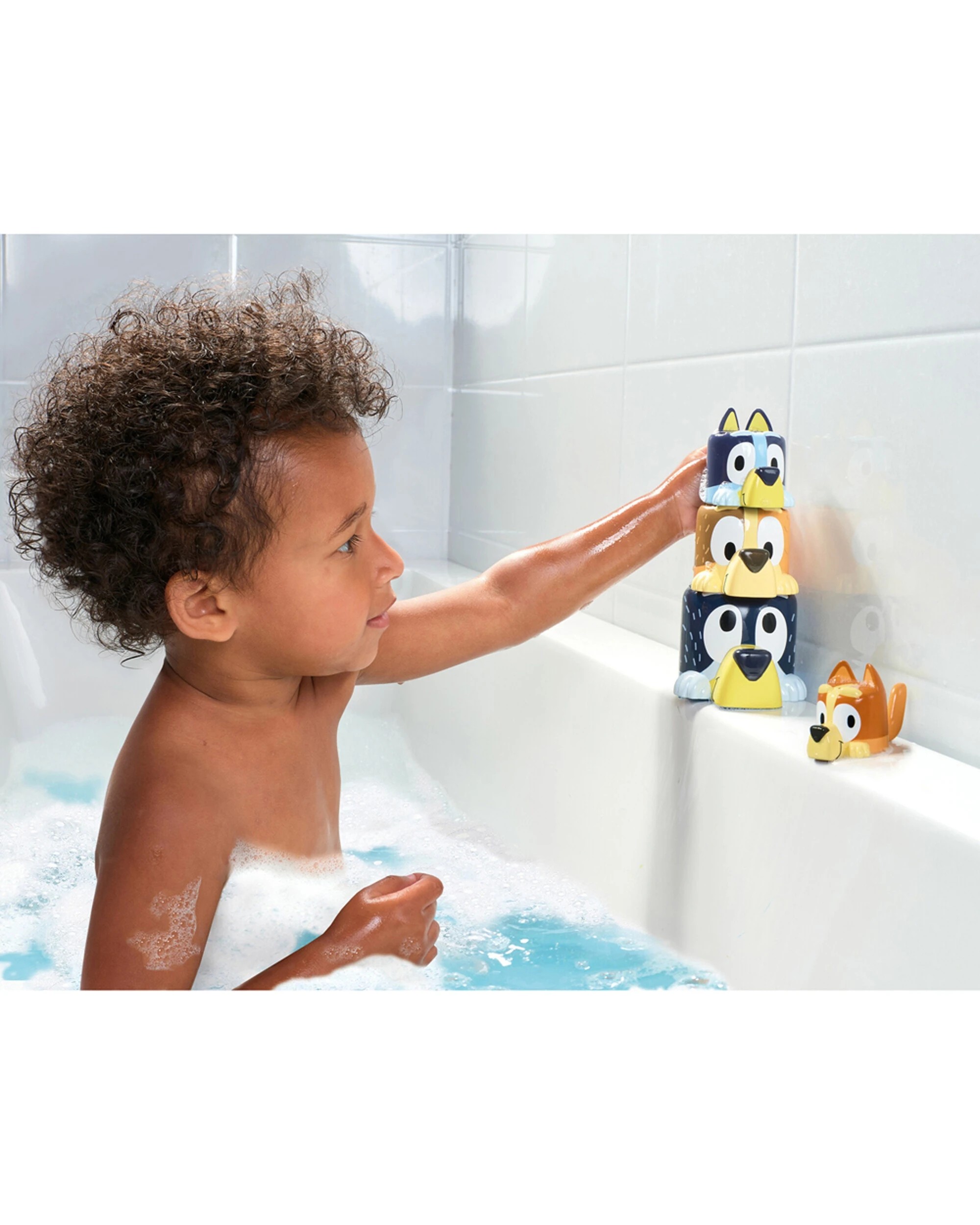 2 Bluey Family Pourers Bath Kids/Children Splash & Float Bath Toys - Multi, 2 of 9