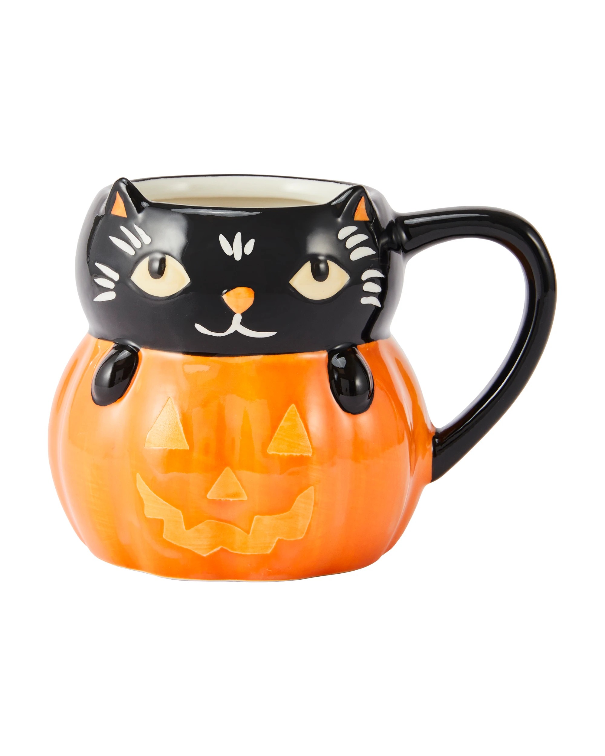 1 Cat Pumpkin Mug, 1 of 3