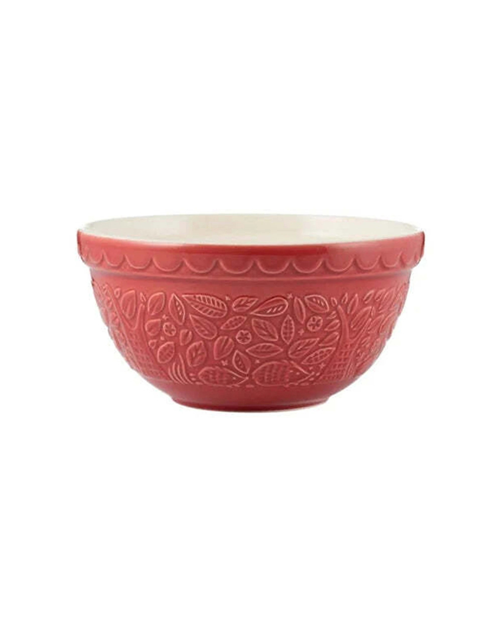 1 Mason Cash In The Forest Mixing Bowl 21cm Earthenware Microwave Dishwasher - Red, 1 of 1