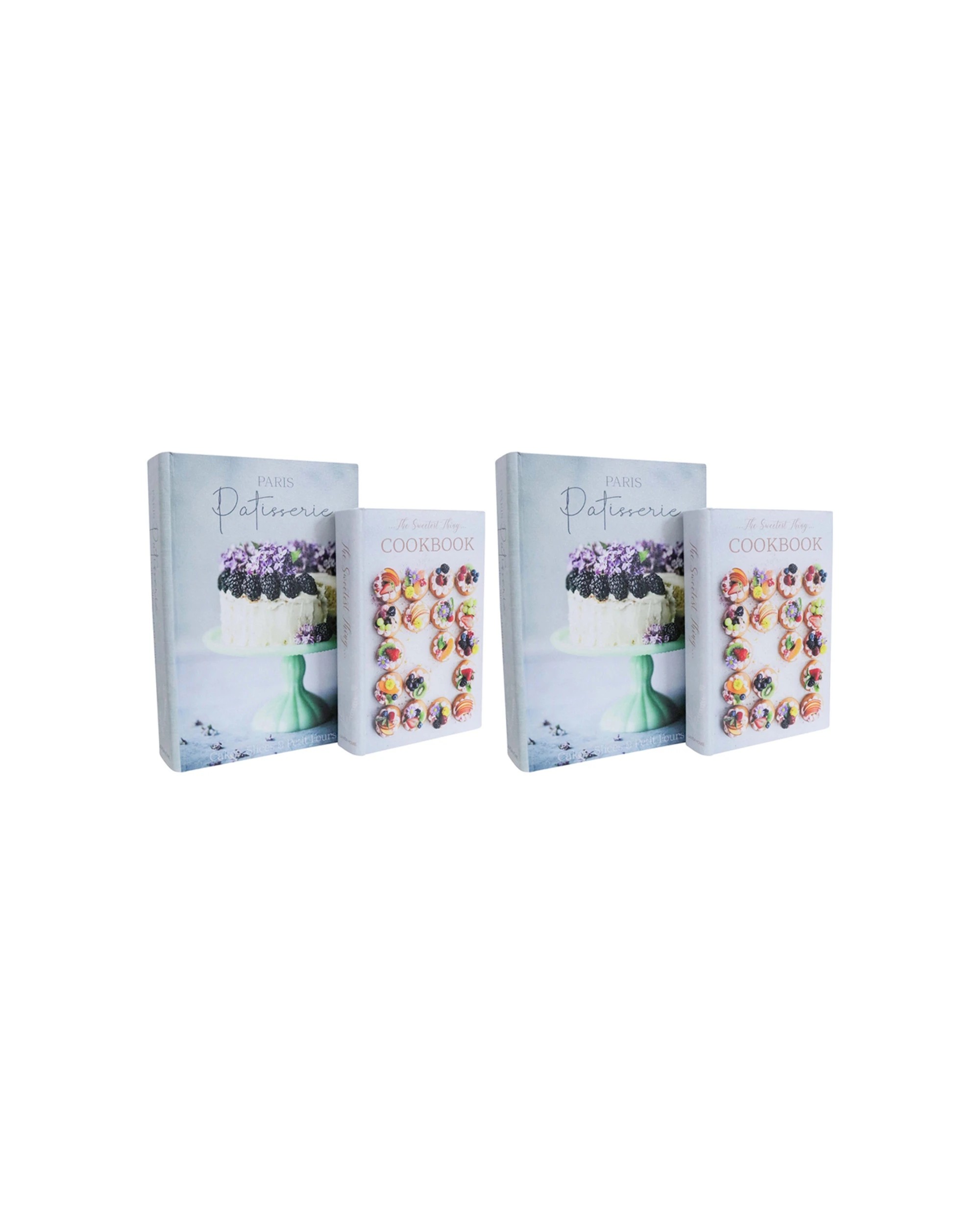 1 LVD Desserts MDF Book Box Home Decor Set 2Pc 29x20x5.5 24x16x4cm Storage - Multi, 1 of 3