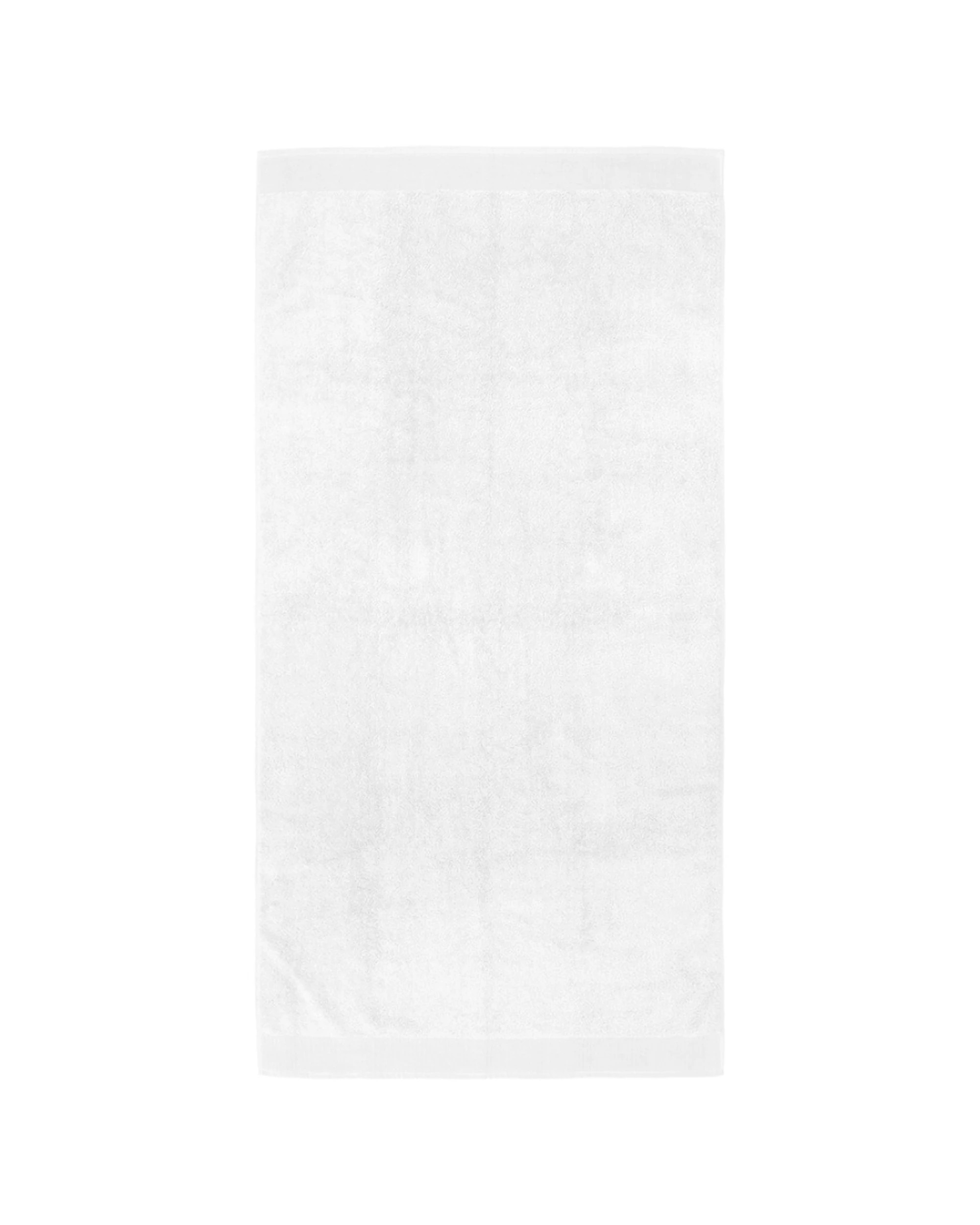 3 Bambury Elvire Bath Sheet 600gsm Soft Absorbent Cotton Ribbed Edge - White, 3 of 3