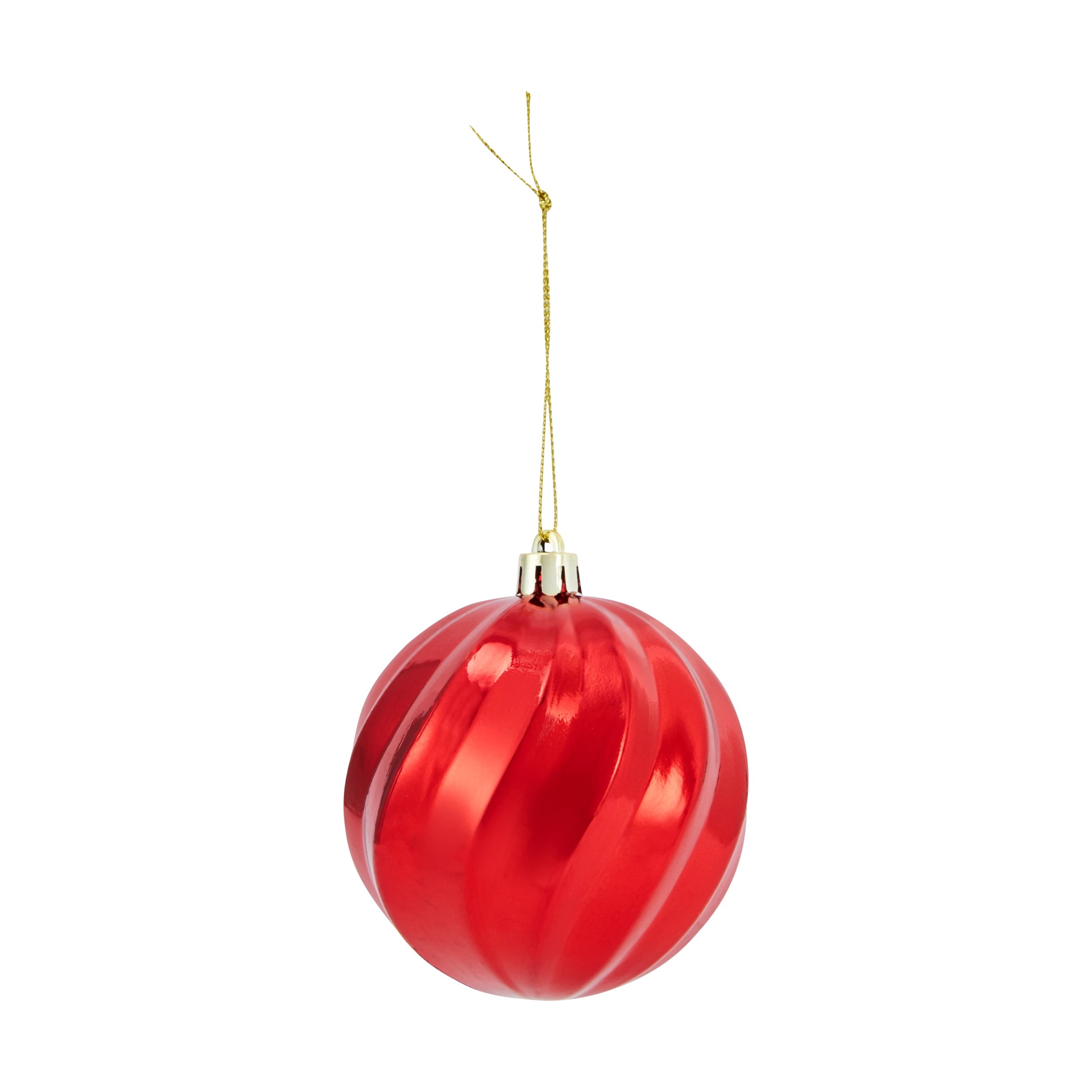 4 8 Pack 8cm Red Baubles, 4 of 7