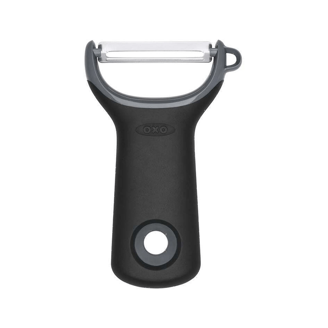 1 Oxo Prep Y Peeler Ergonomic Handle Dishwasher Safe Built-in Potato Eyer
 - Grey, 1 of 4